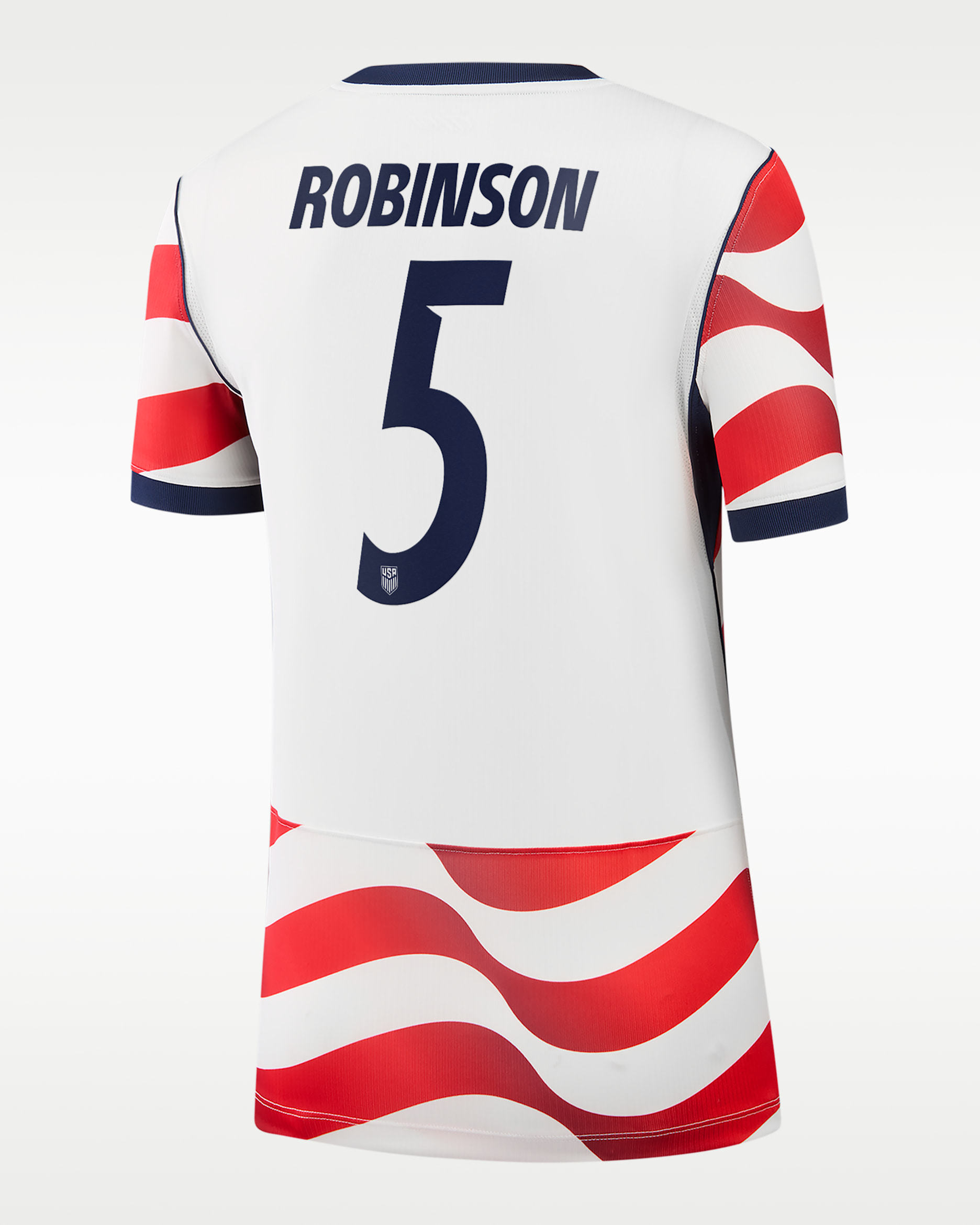 Antonee Robinson USMNT 2026 Stadium Home Women's Nike Dri-FIT Soccer Jersey - White