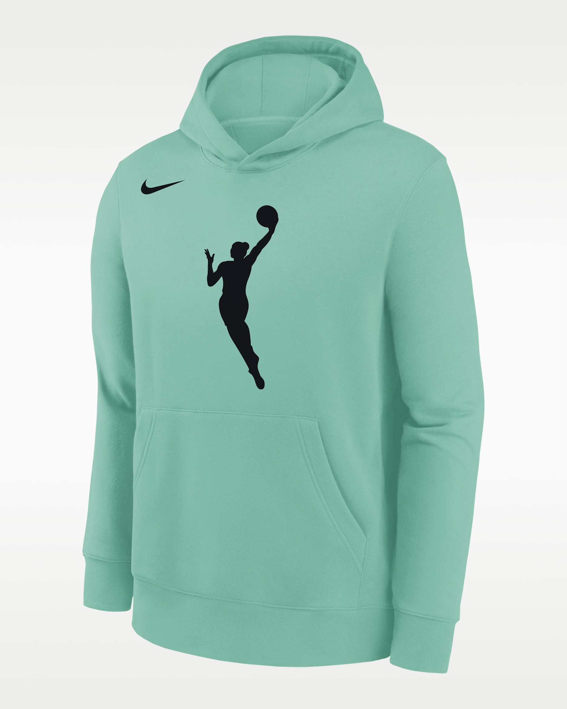 Team 13 Big Kids' Nike WNBA Pullover Hoodie - Mint/Black