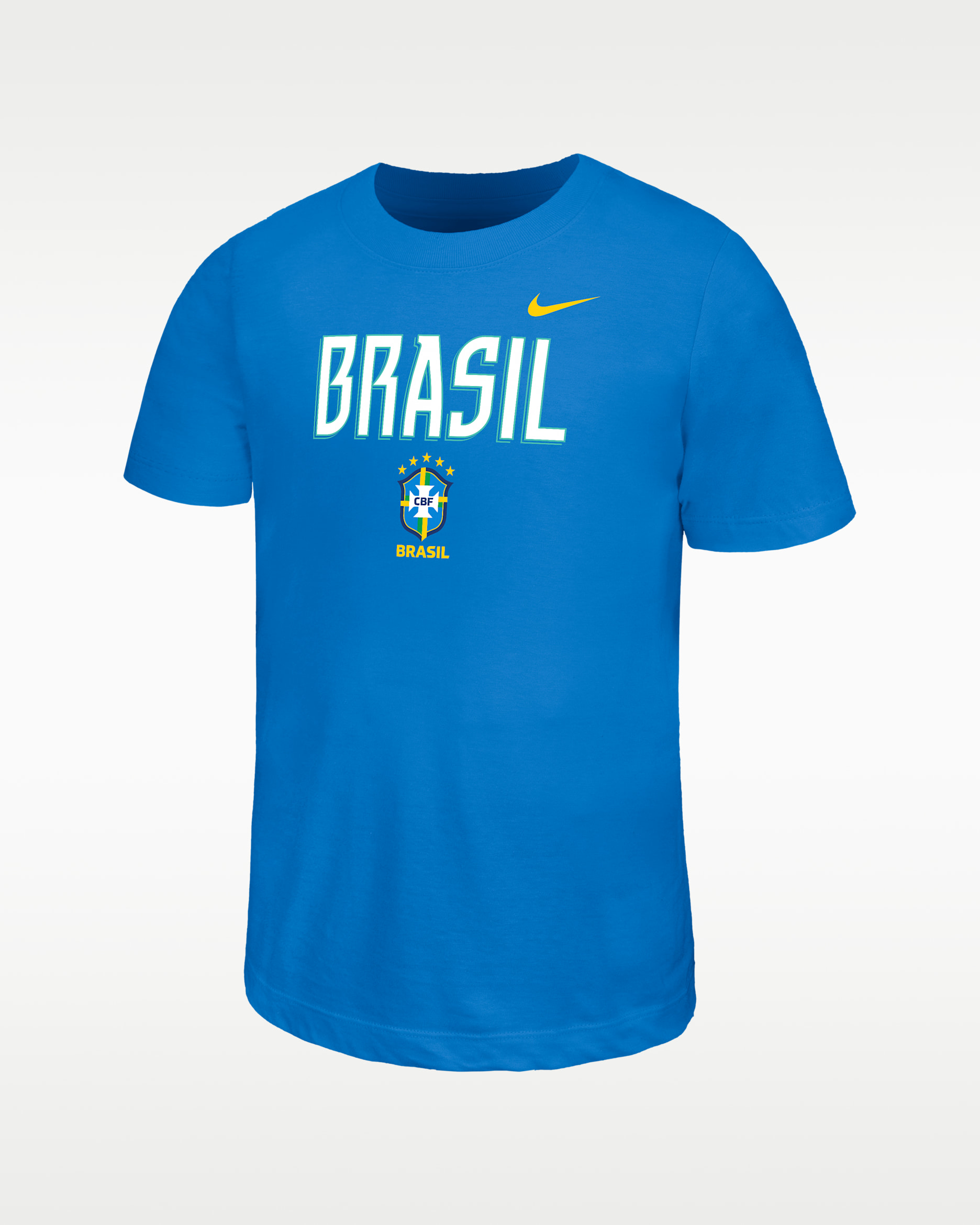 Brazil Big Kids' Nike Soccer T-Shirt - Game Royal