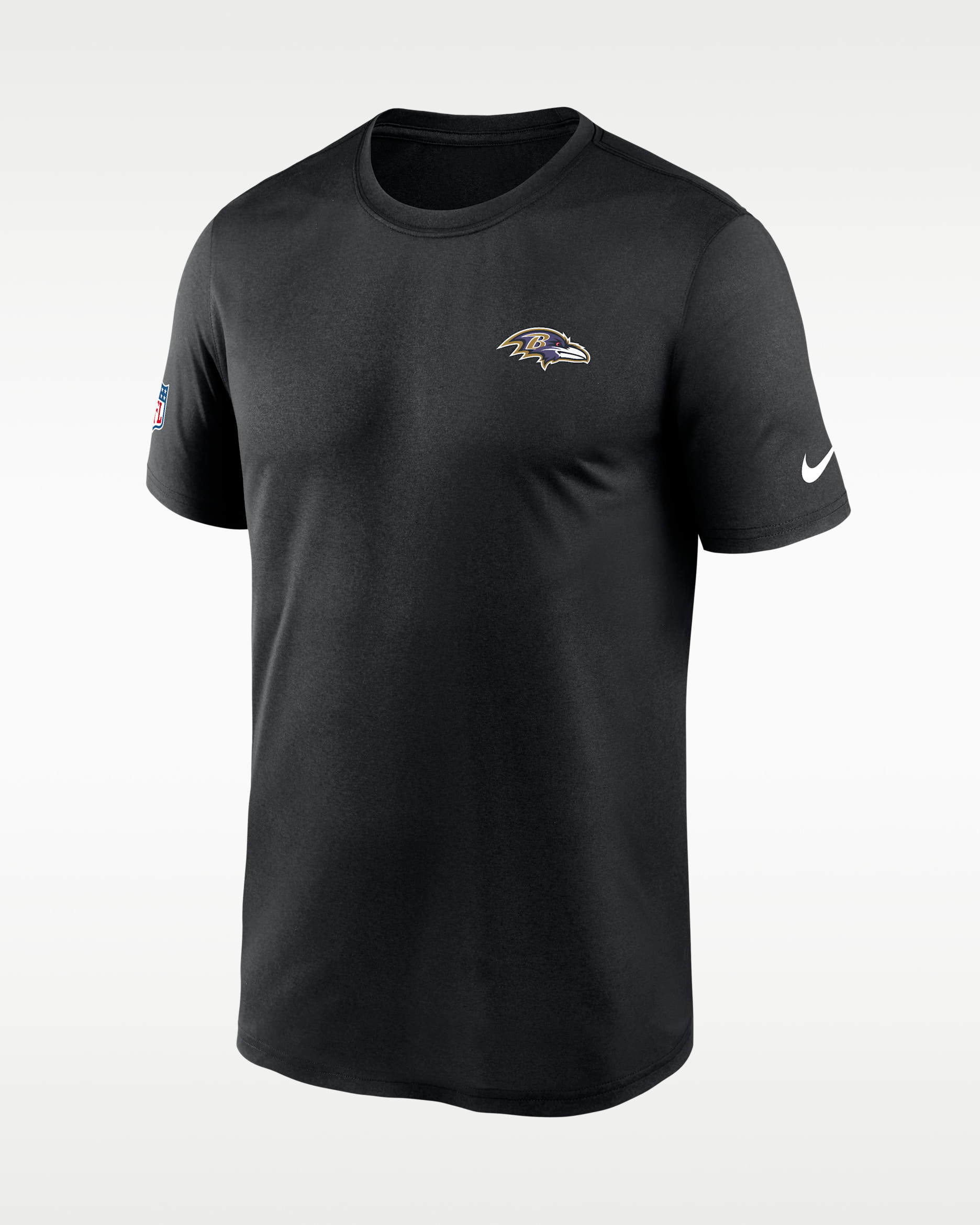 Playera Nike Dri-FIT de la NFL para hombre Baltimore Ravens Alt Legend Small Logo - Negro