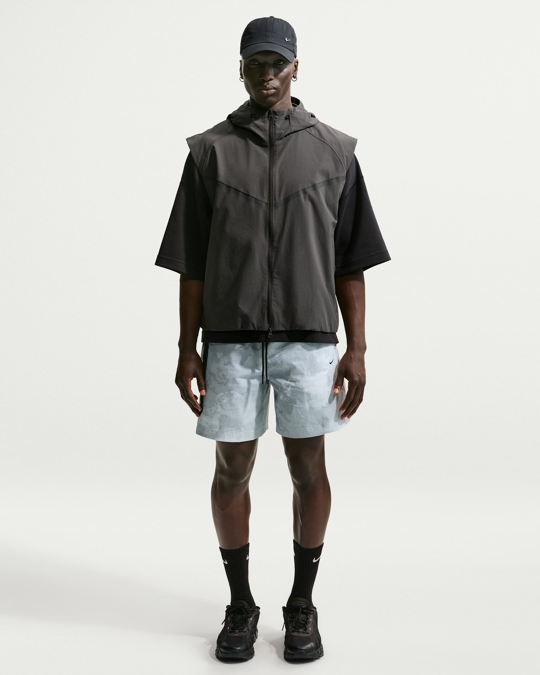 Nike Tech Men's Dri-FIT Woven Shorts - Pure Platinum/Black