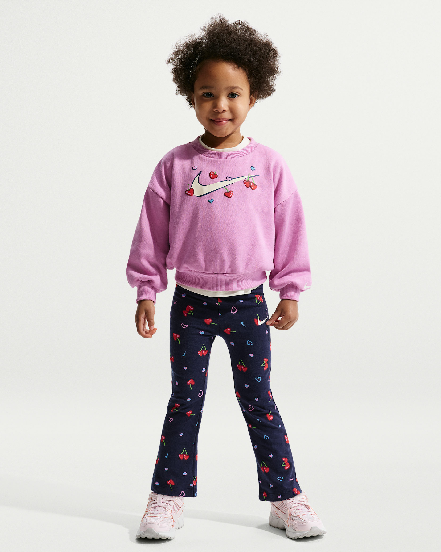 Nike Cherry Toddler Crew and Leggings Set - Midnight Navy