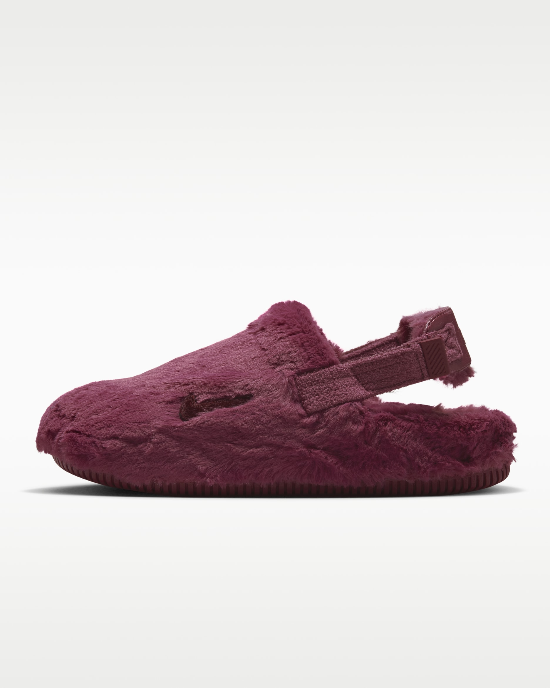 Nike Calm SE Faux Fur Women's Mules - Pink Smoke/Mystic Dates