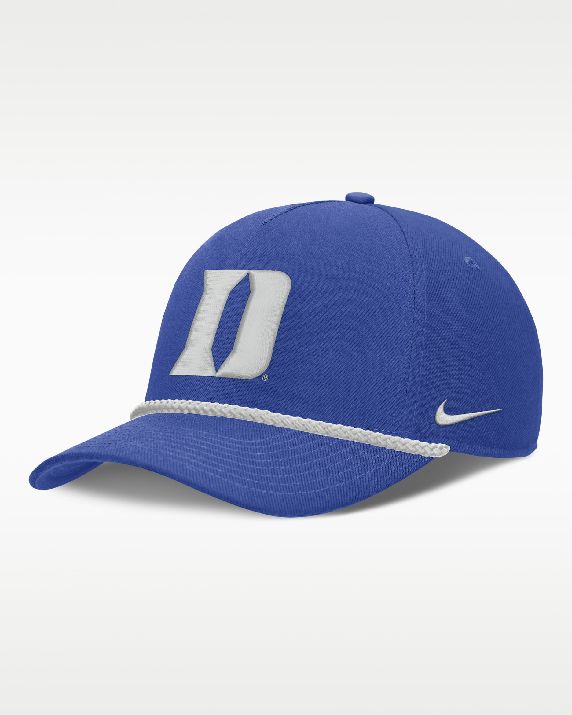 Duke Sideline Rope Rise Men's Nike College Adjustable Hat - Game Royal