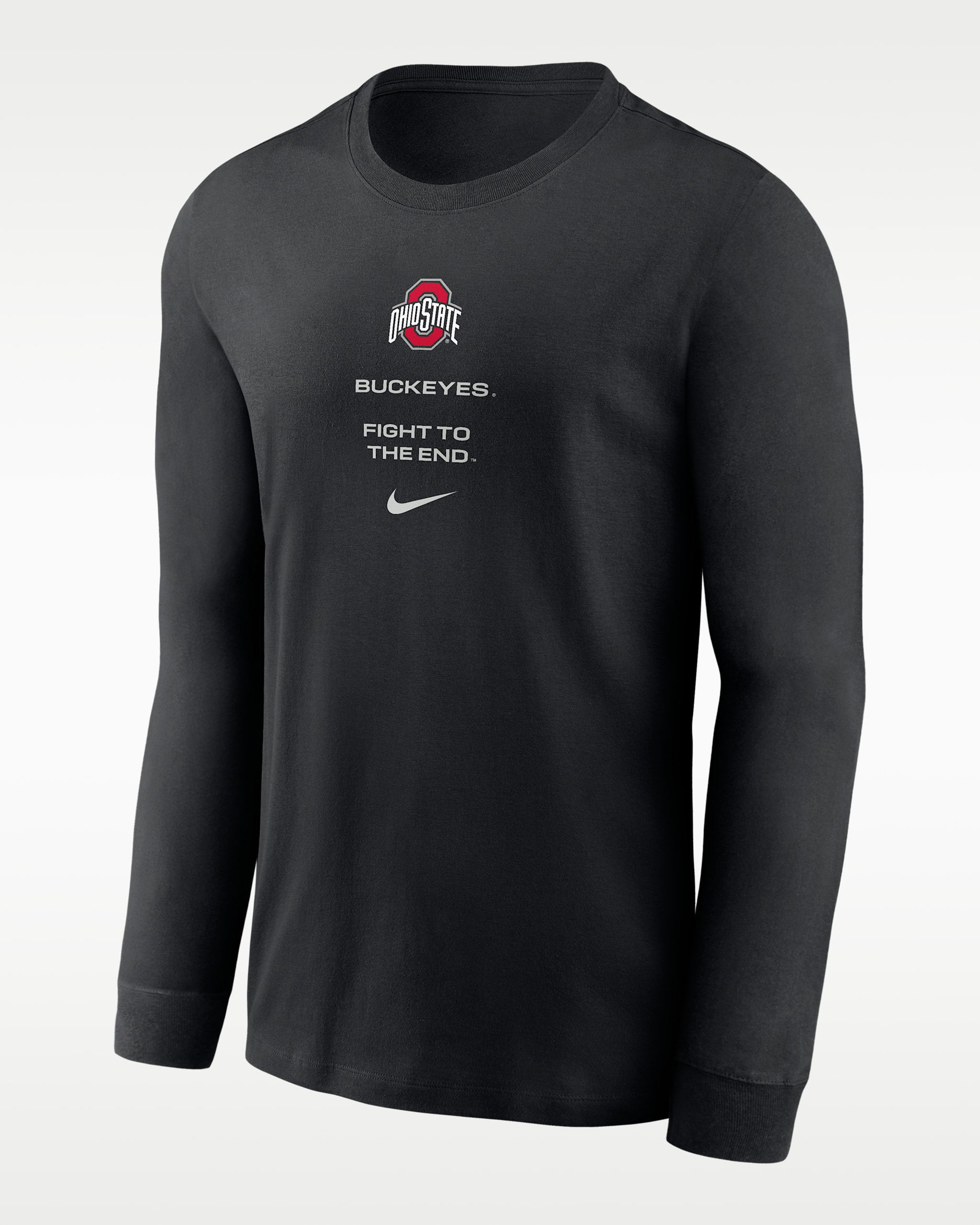 Ohio State Sideline Men's Nike Dri-FIT College Long-Sleeve T-Shirt - Black