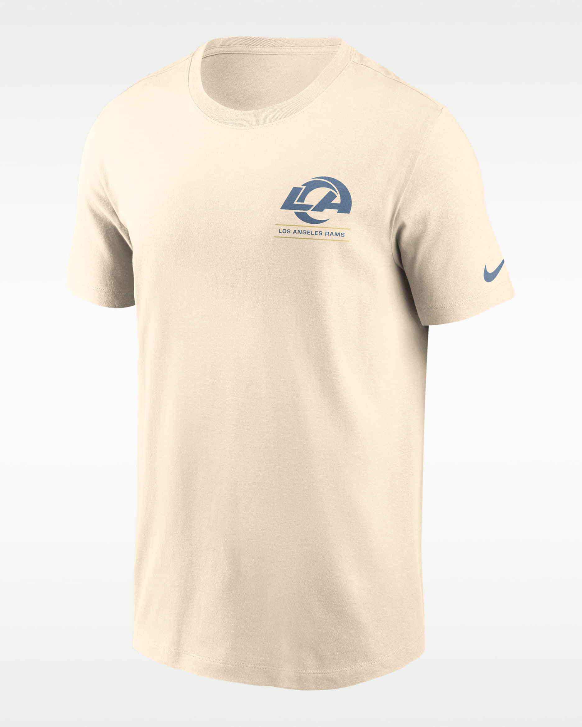 Los Angeles Rams Essential Vintage Mod Men's Nike NFL T-Shirt - Natural