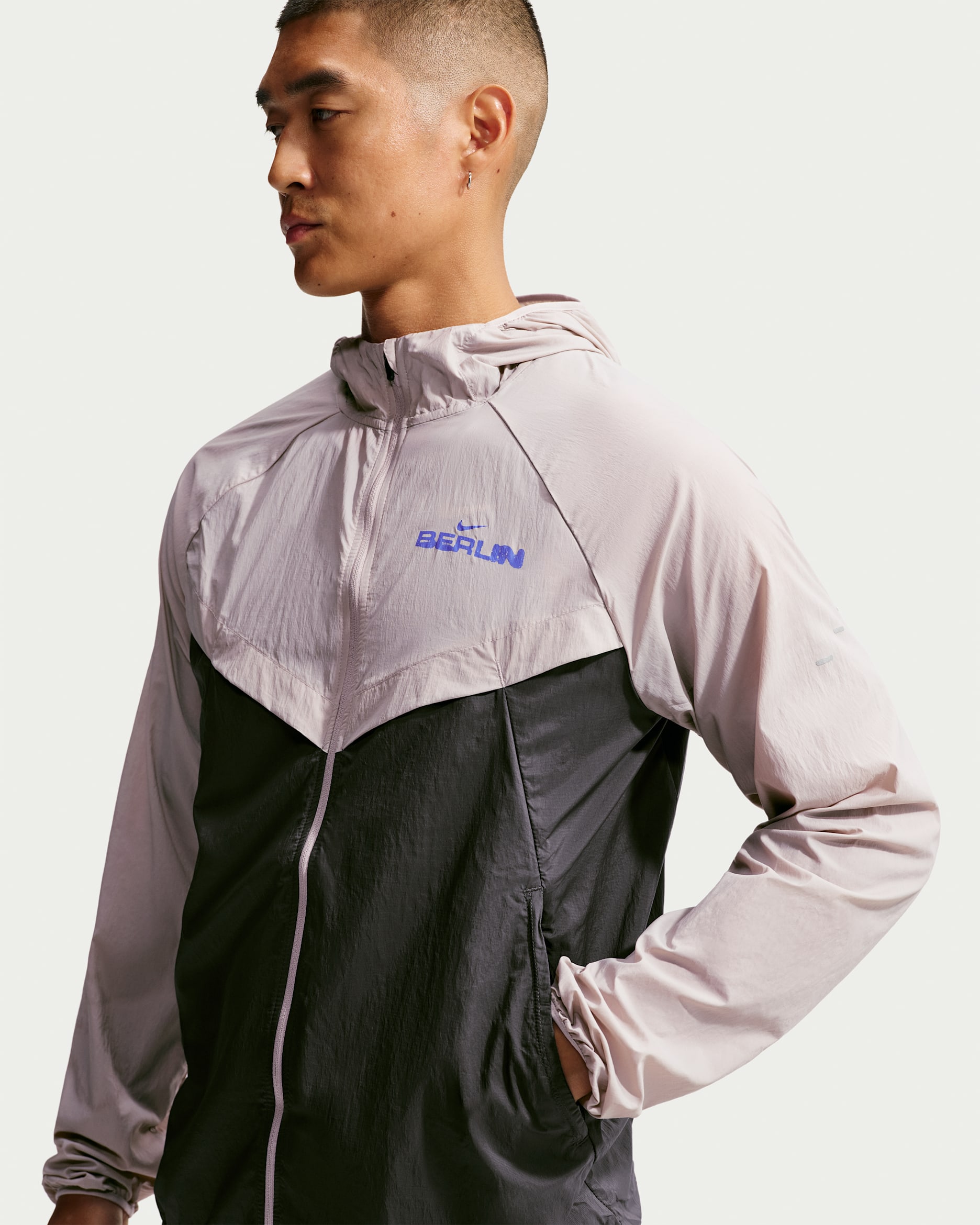 Nike Stride Chaqueta de running Repel - Hombre - College Grey/Anthracite