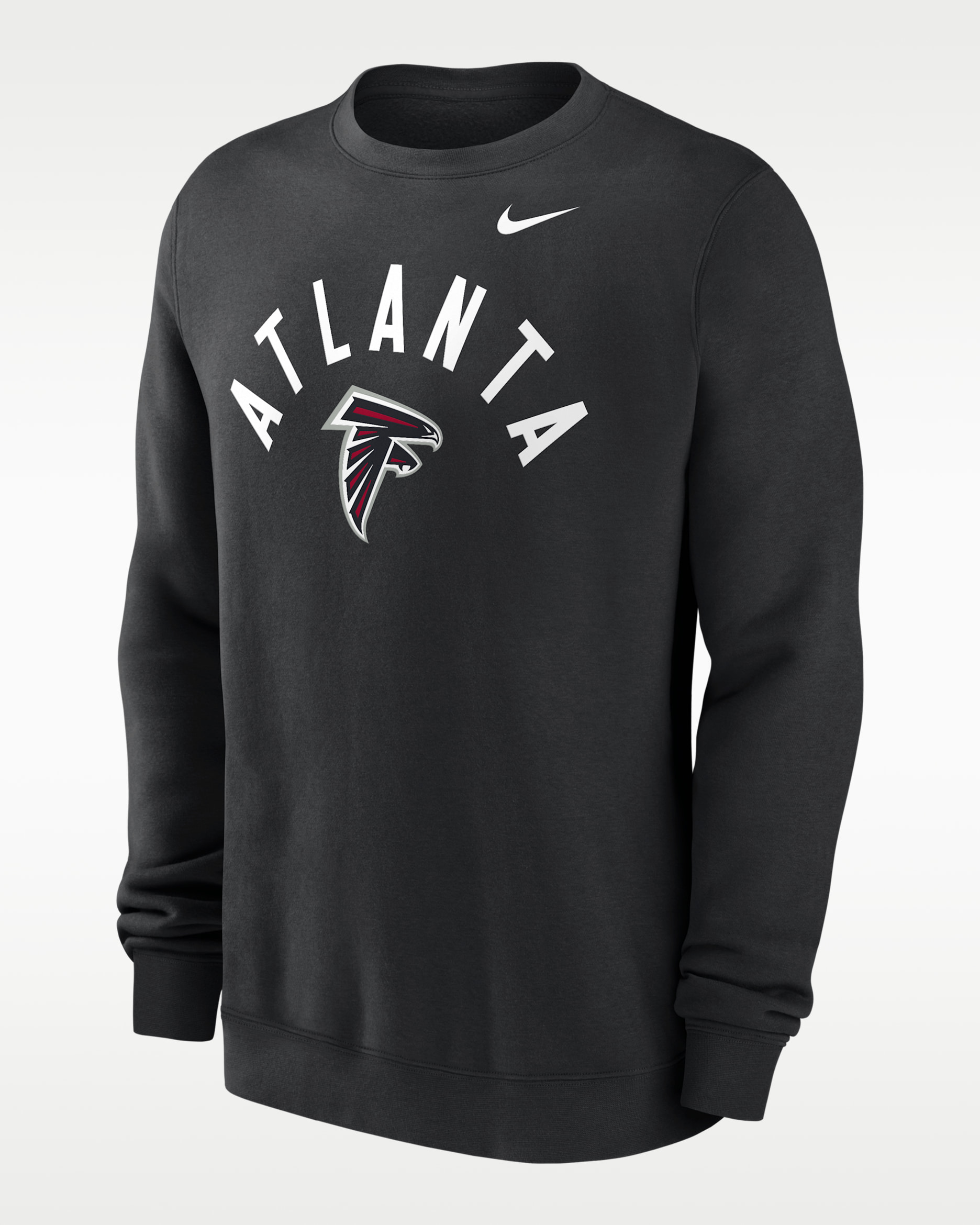 Atlanta Falcons Club Men's Nike NFL Pullover Crew - Black