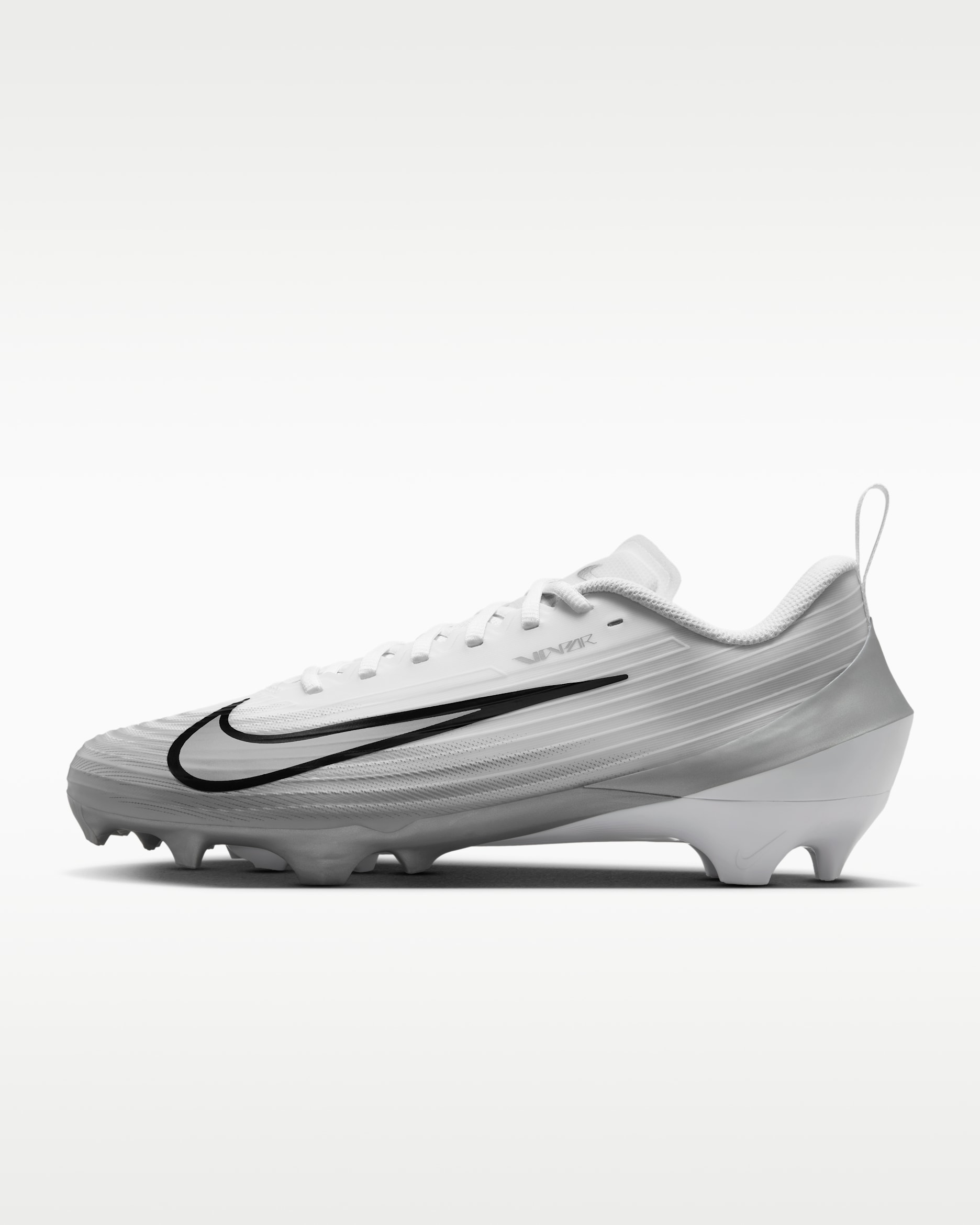 Nike Vapor Speed 3 Football Cleats - White/Summit White/Wolf Grey/Metallic Silver