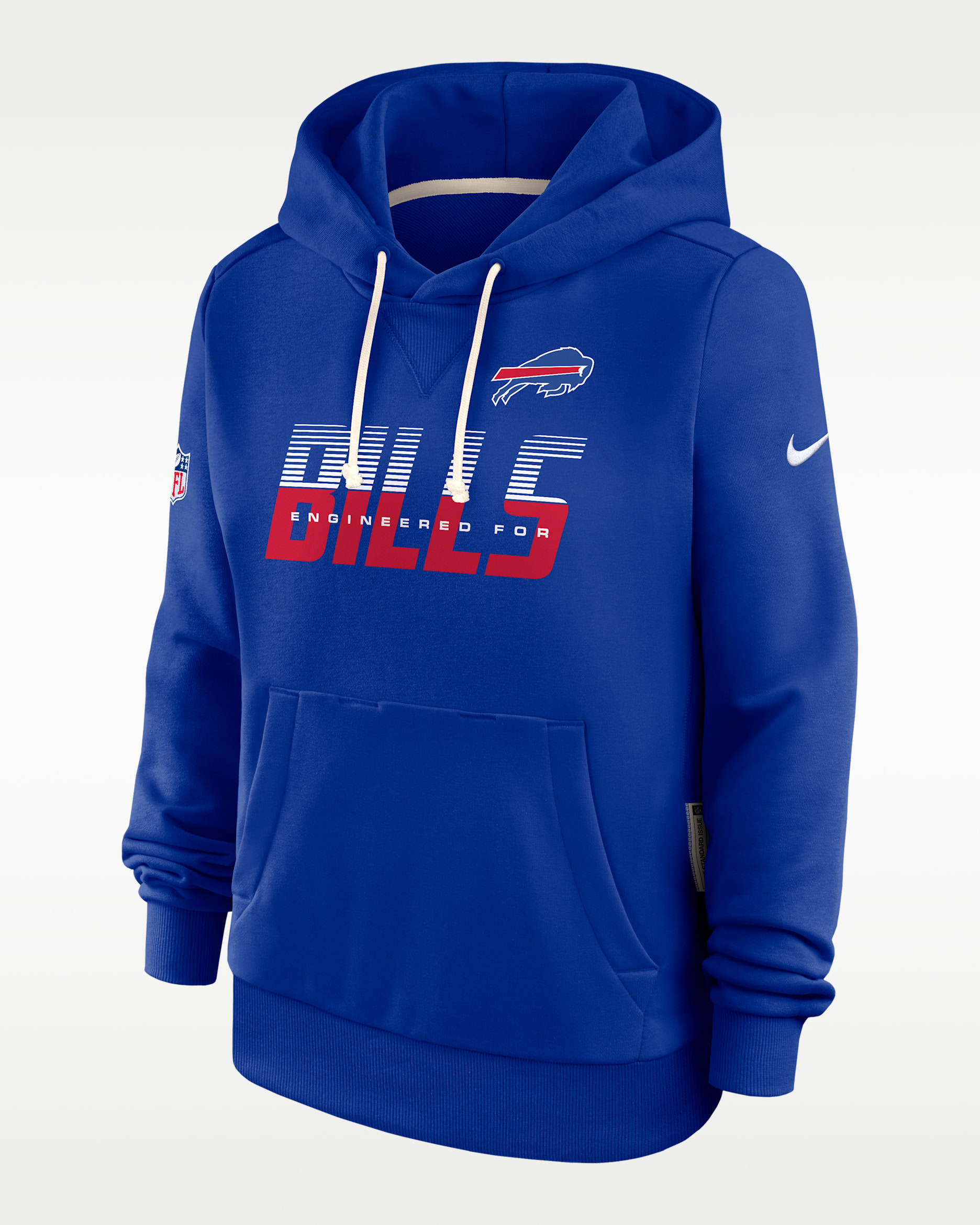 Buffalo Bills Sideline Standard Issue Women's Nike Dri-FIT NFL Pullover Hoodie - Royal