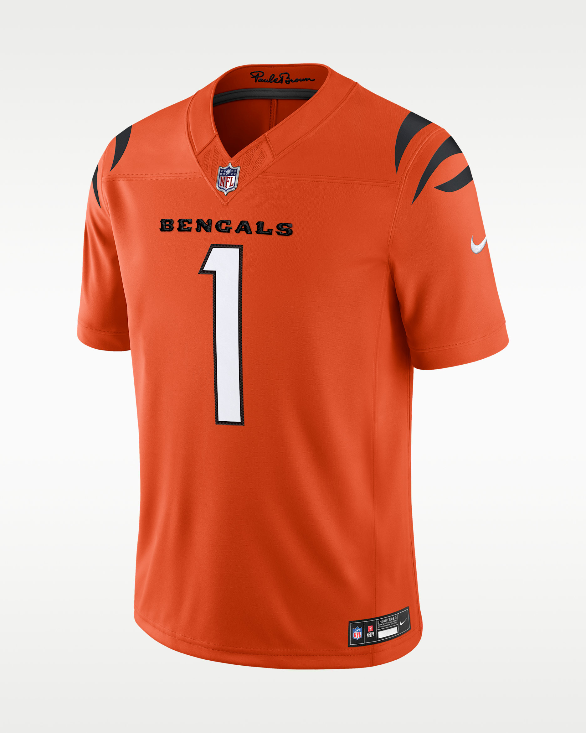 Ja'Marr Chase Cincinnati Bengals Men's Nike Dri-FIT NFL Limited Jersey - Orange