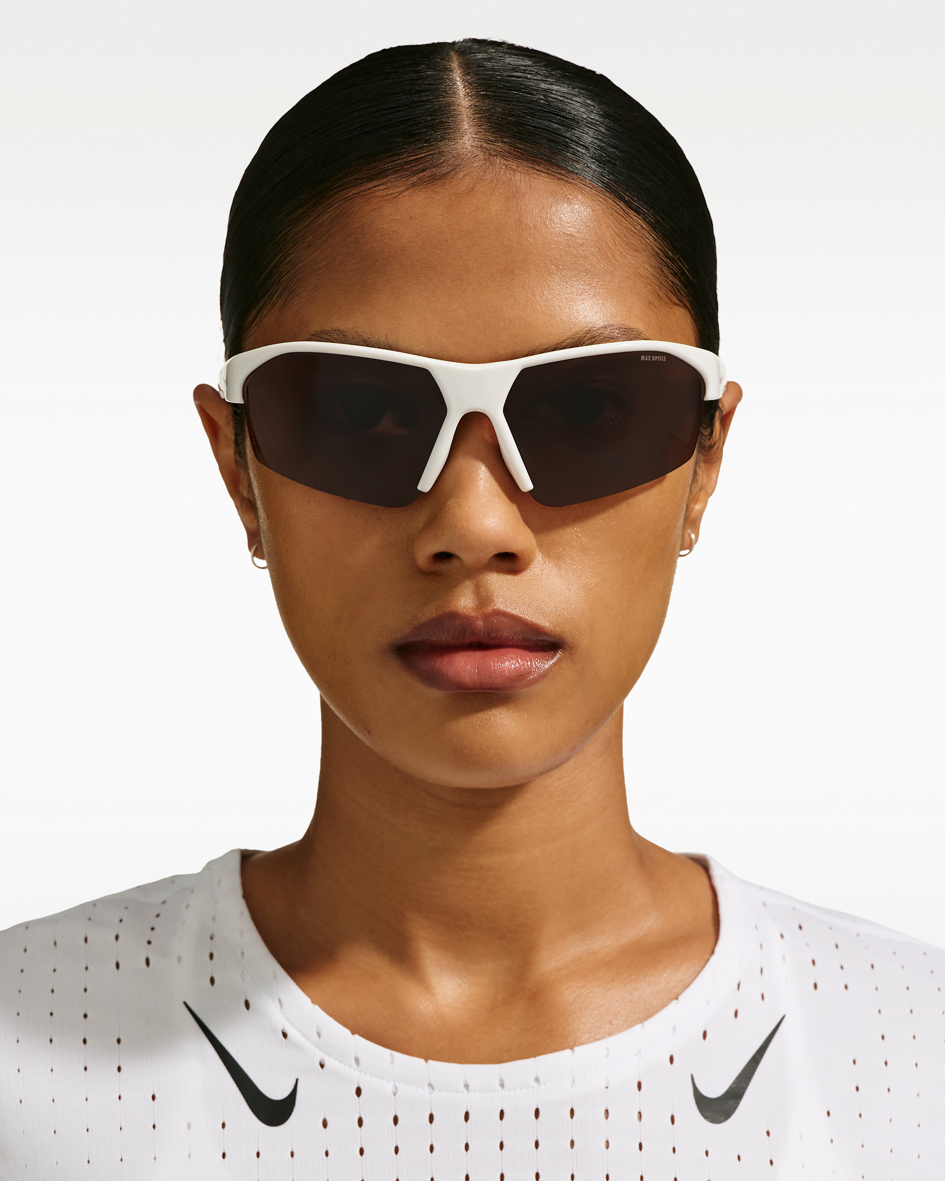 Nike Cadence Duo Sunglasses - Summit White/Brown
