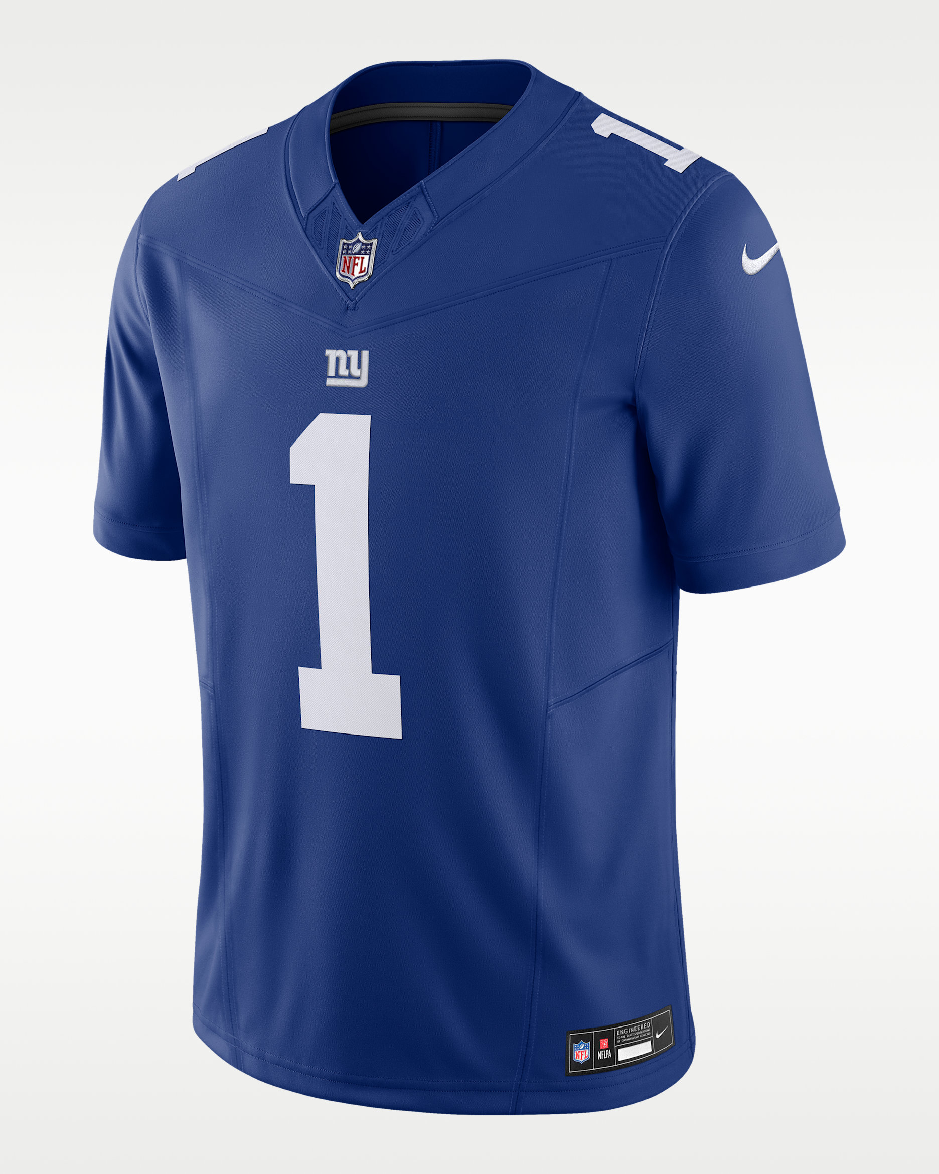 Jersey Nike Dri-FIT de la NFL Limited para hombre Malik Nabers New York Giants - Azul enérgico