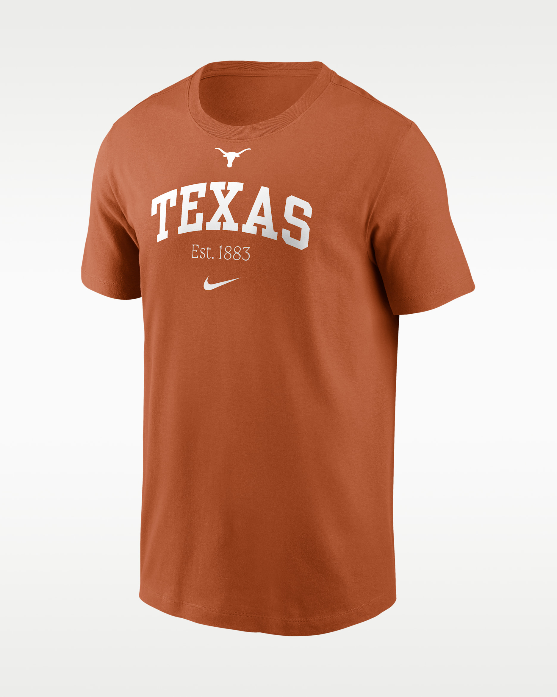 Texas Academic Arch Men's Nike College T-Shirt - Desert Orange