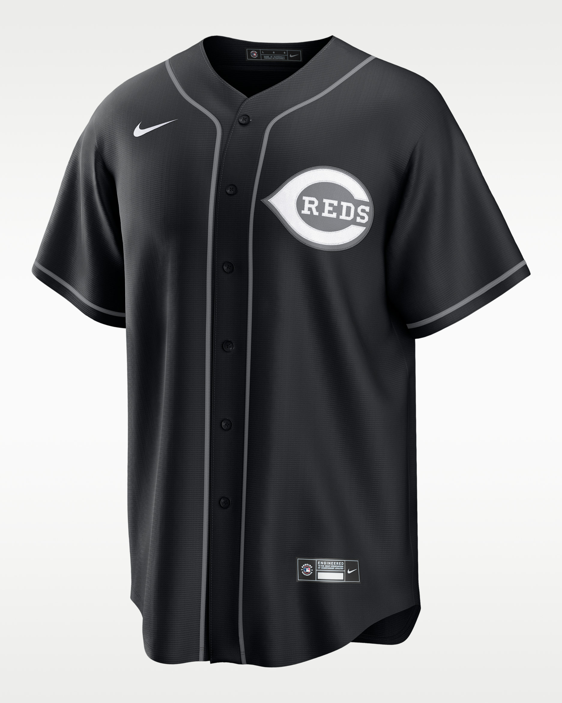 Elly De La Cruz Cincinnati Reds Men's Nike MLB Replica Jersey - Black