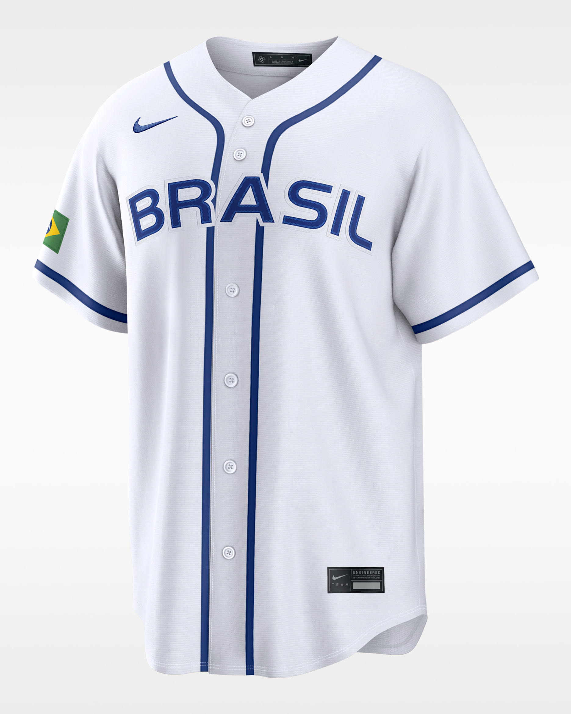 Brazil National Baseball Team 2026 World Baseball Classic Men's Nike Stadium Jersey - White