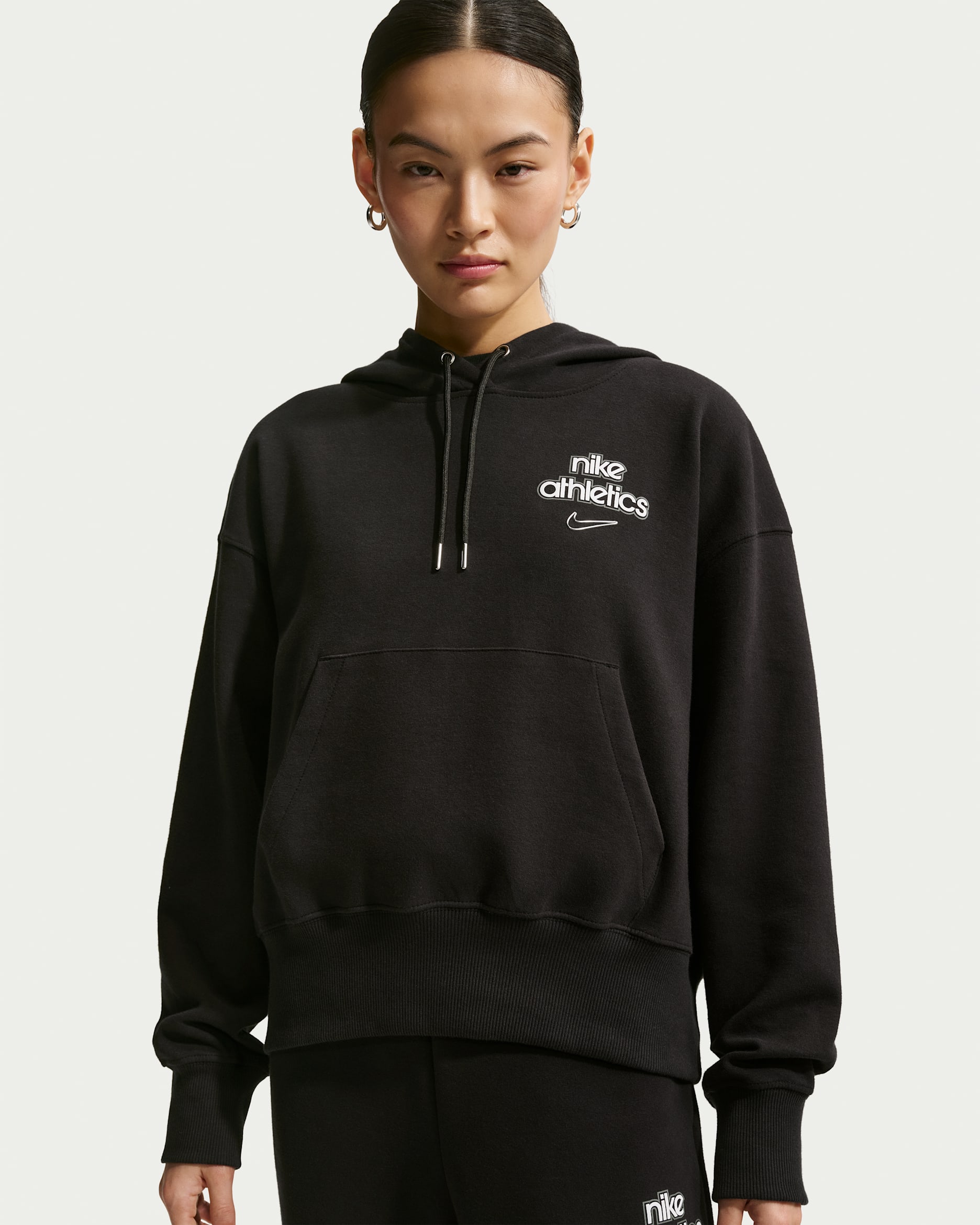 Nike Sportswear Phoenix Fleece Women's Pull-Over Hoodie - Black