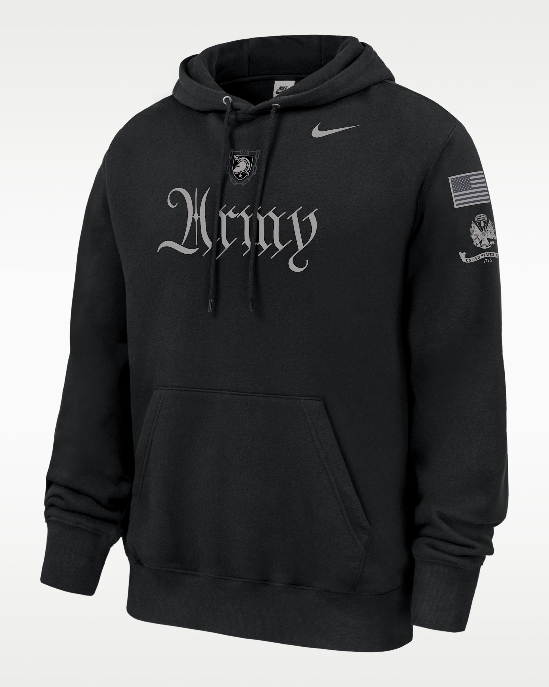 Army Rivalry Club Men's Nike College Pullover Hoodie - Black