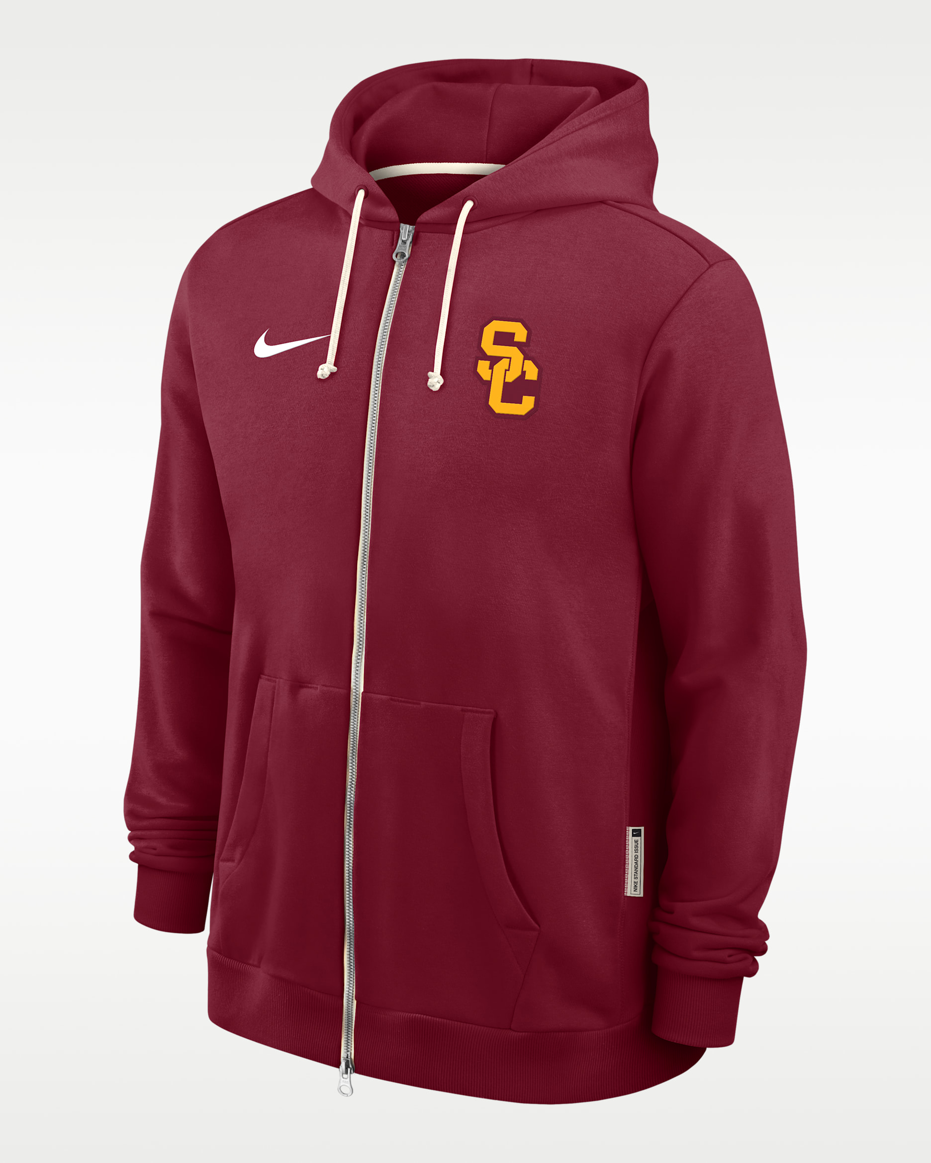 USC Sideline Men's Nike Dri-FIT College Full-Zip Hoodie - Crimson