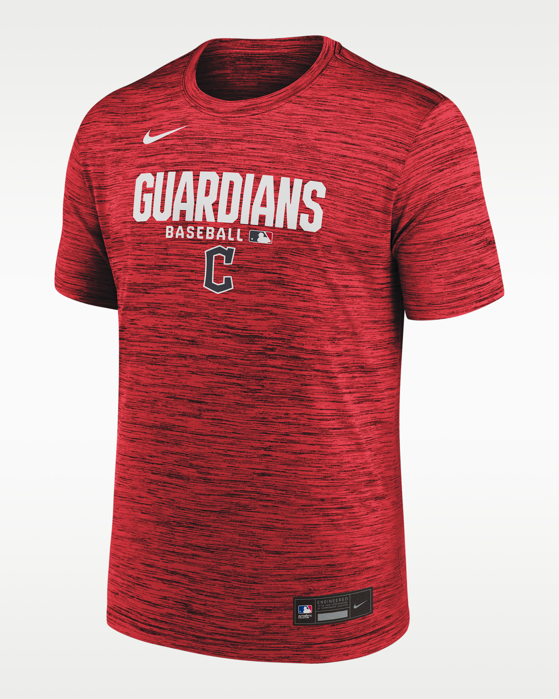 Cleveland Guardians Authentic Collection Men's Nike Dri-FIT MLB T-Shirt - Red