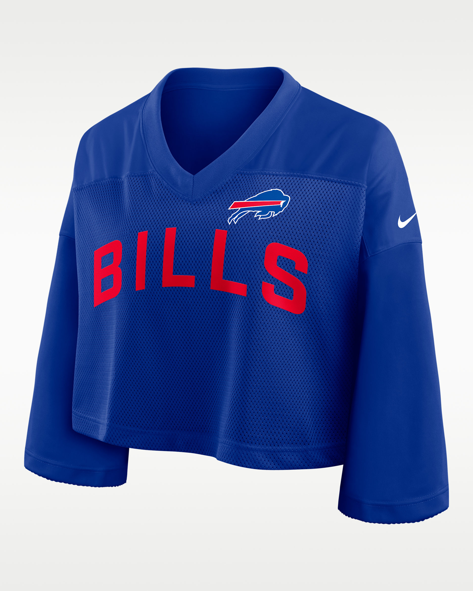 Buffalo Bills Wide Receiver Jersey Fashion Women's Nike Dri-FIT NFL Cropped Top - Royal