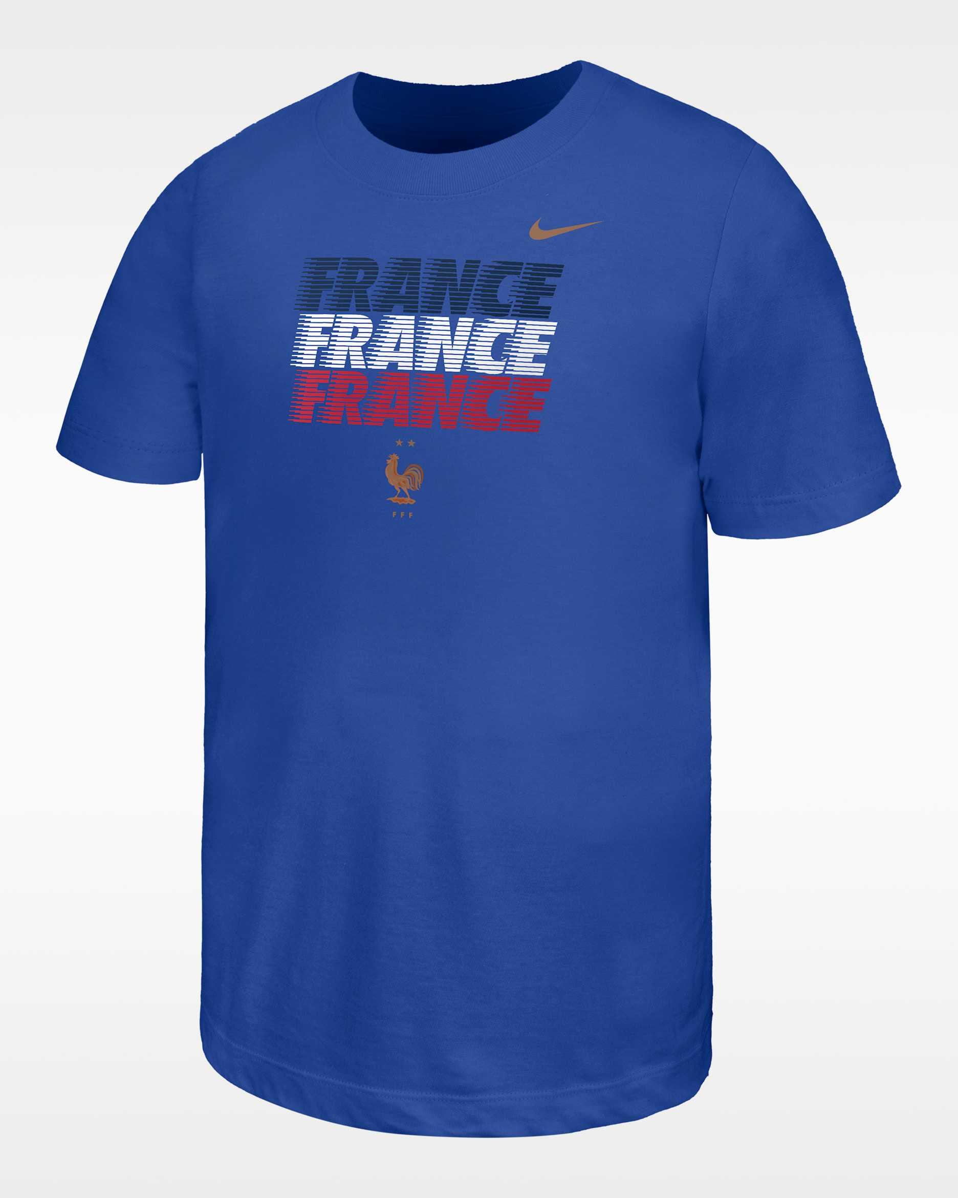 FFF Big Kids' Nike Soccer T-Shirt - Game Royal