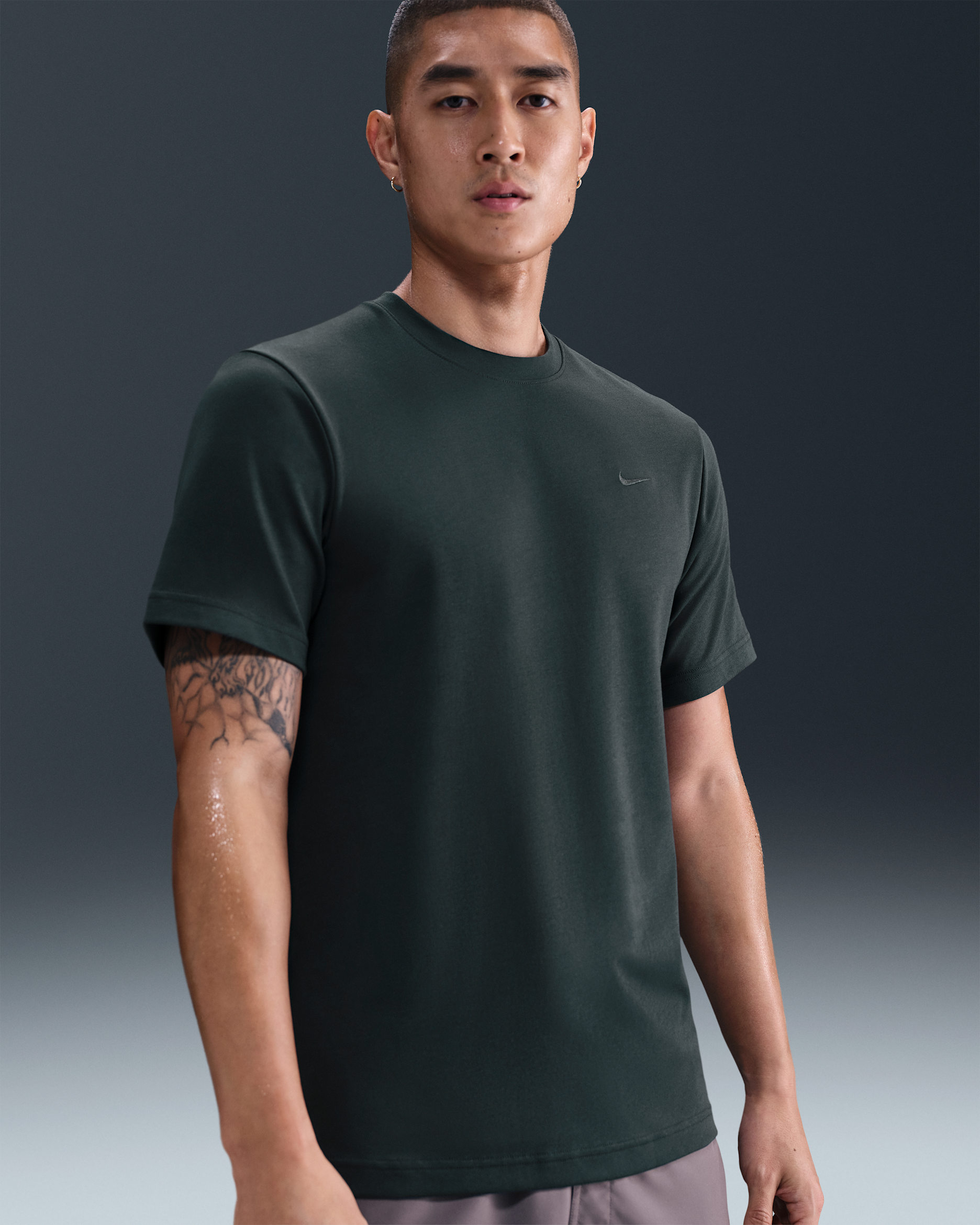 ナイキ Dri-FIT プライマリー メンズ トレーニング Tシャツ - シーウィード/シーウィード