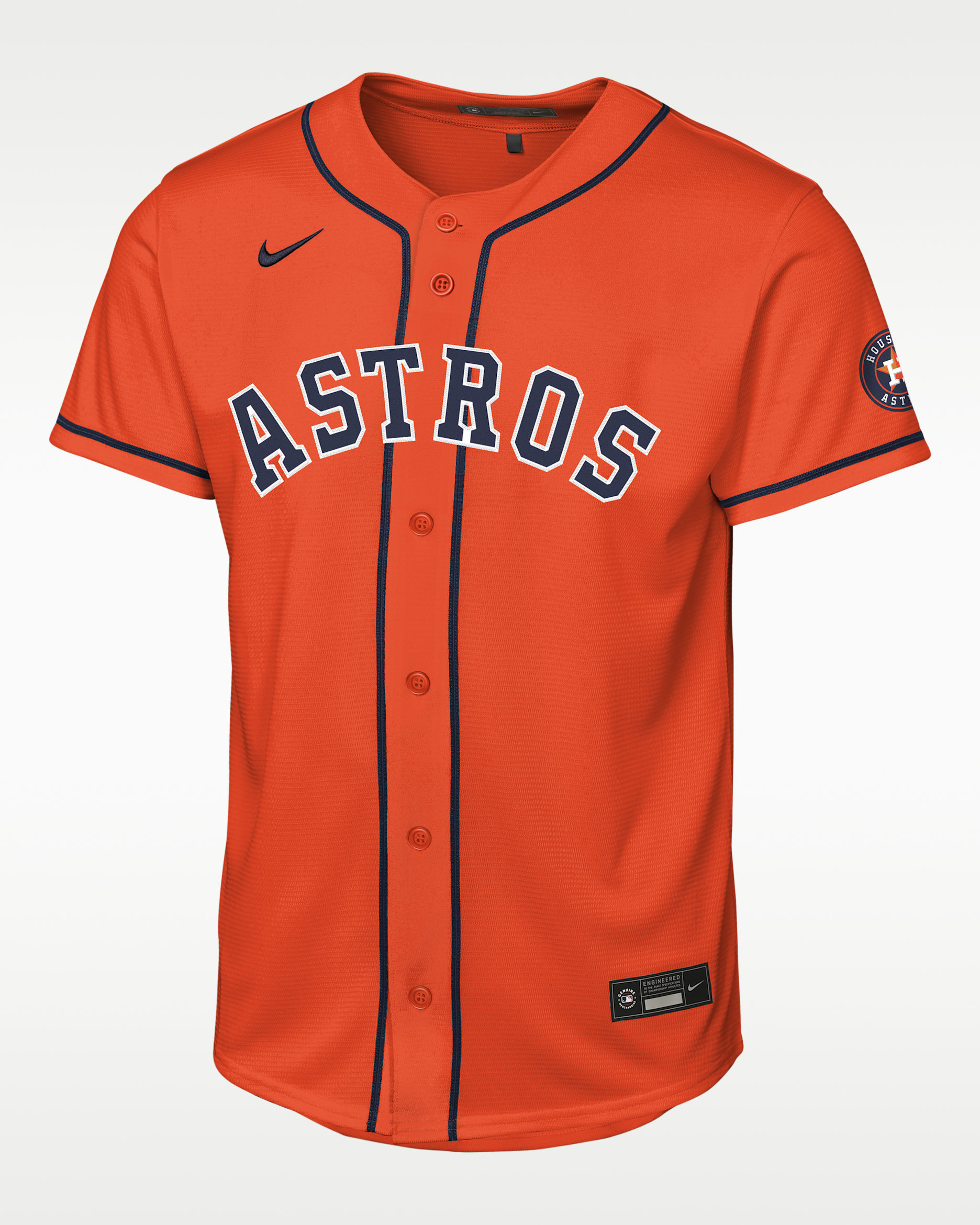 Houston Astros Big Kids' Nike MLB Stadium Home Jersey - Orange