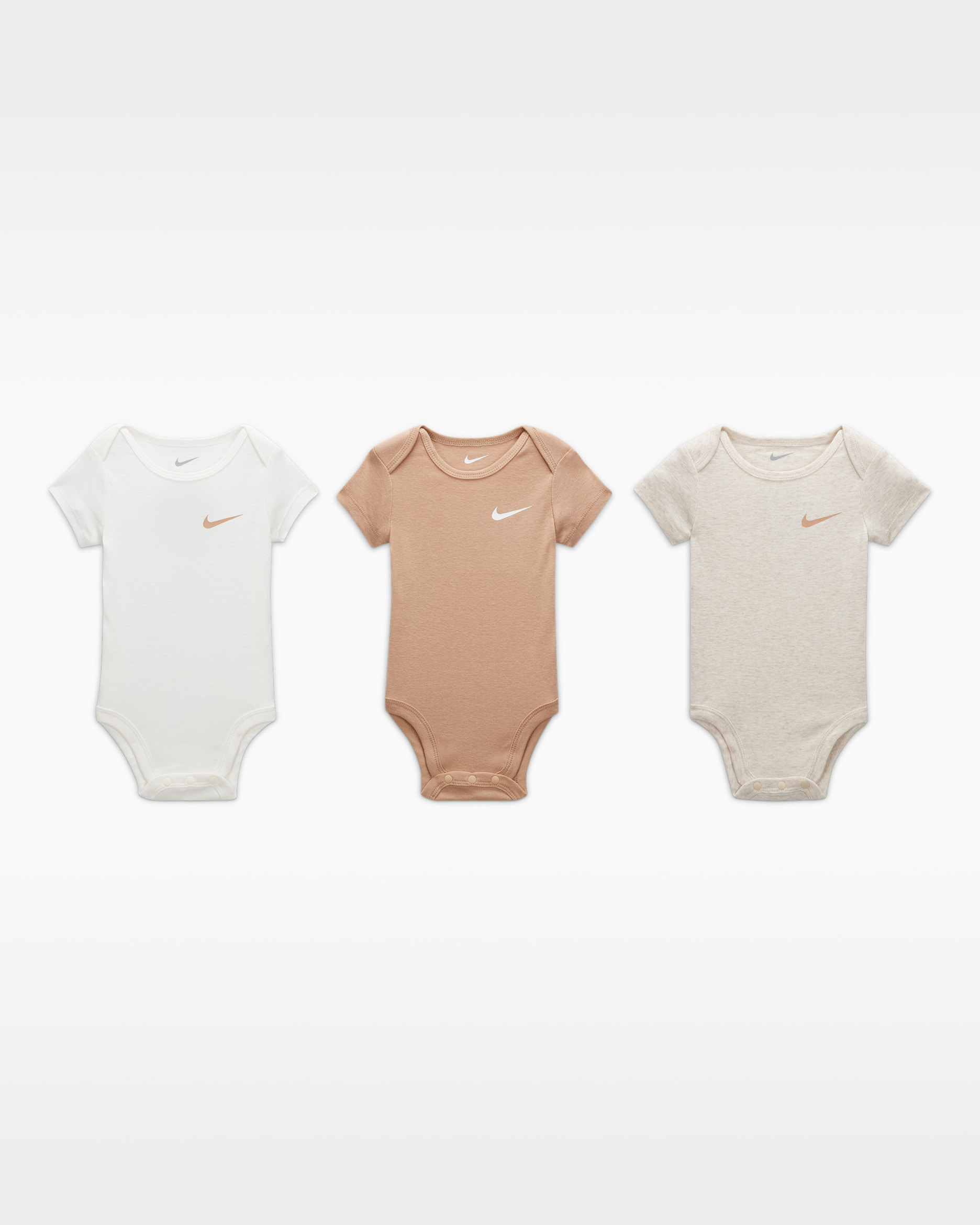 Nike Mini Me Baby (0-6M) Bodysuits (3-Pack) - Multi-Color