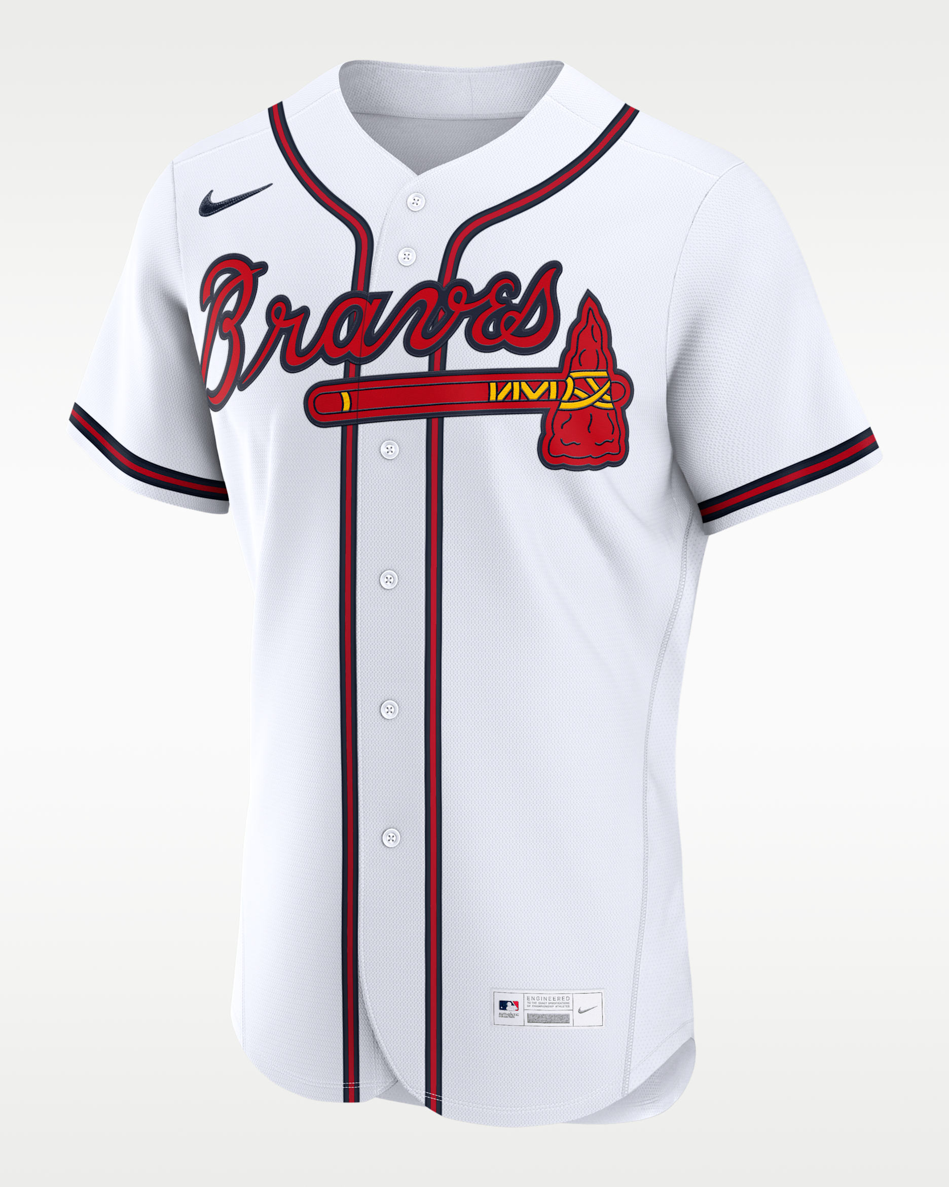 Drake Baldwin Atlanta Braves 2025 MLB Awards Gold Batterman Men's Nike MLB Authentic Jersey - White