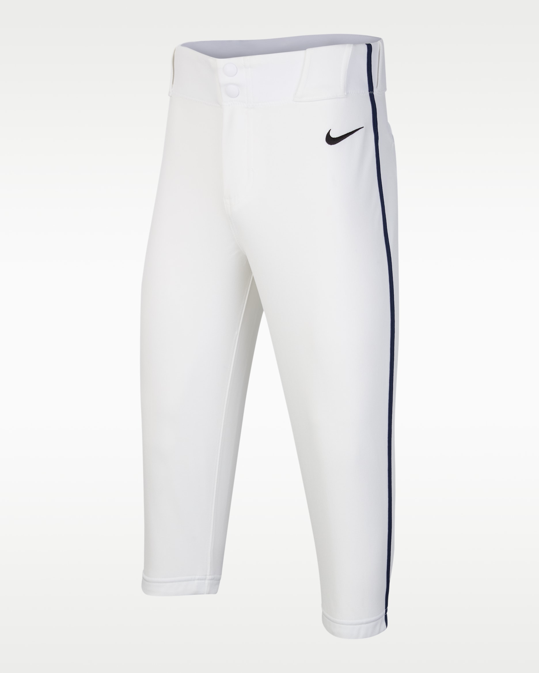 Nike Vapor Select 2 Big Kids' High-Piped Baseball Pants - White/Midnight Navy/Black