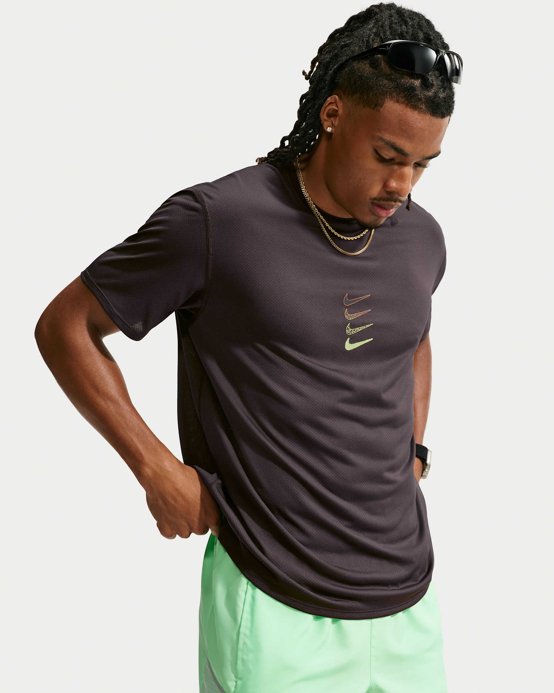 Ανδρική μπλούζα για τρέξιμο Dri-FIT της Nike - Tar