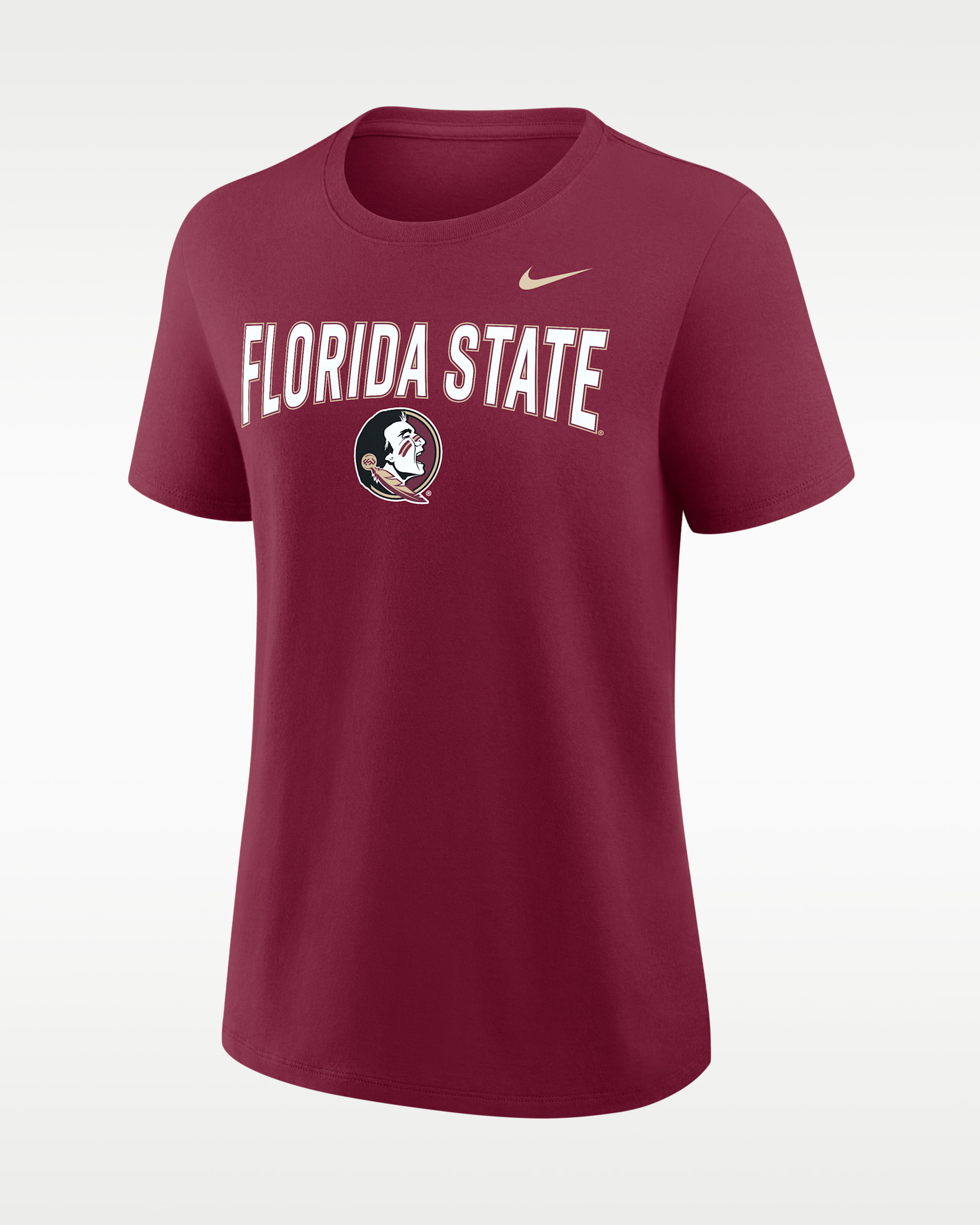 Florida State Arch Logo Women's Nike College T-Shirt - Maroon