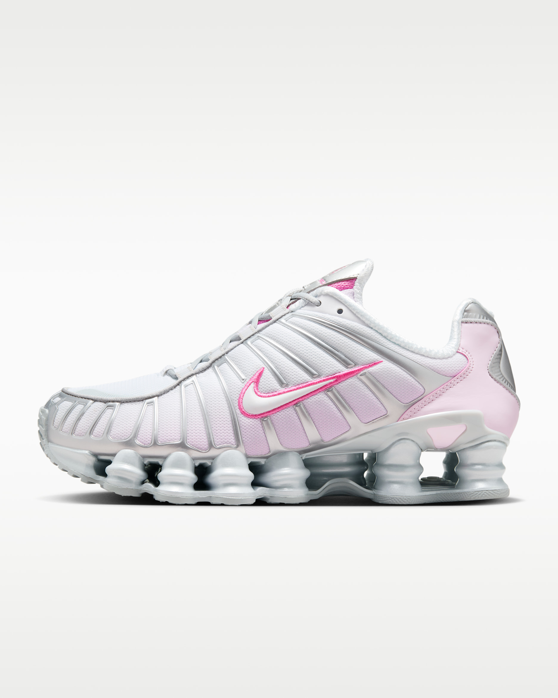 Nike Shox TL Women's Shoes - Metallic Platinum/Pink Foam/White/Pinksicle