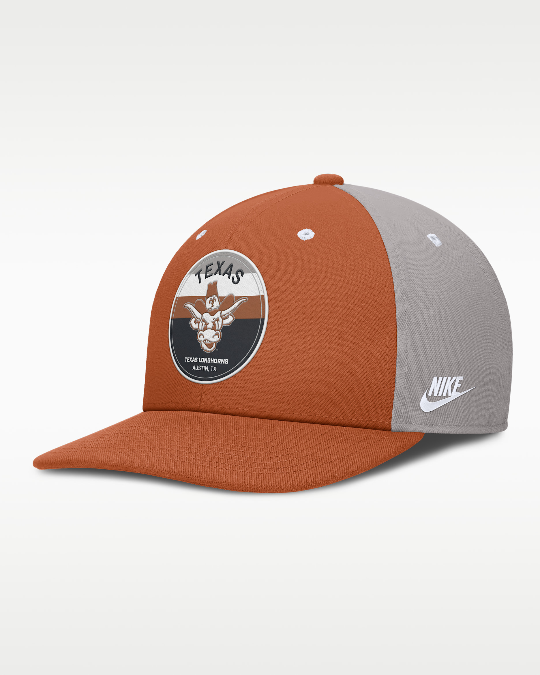 Texas Athletic Prep Pro Men's Nike Dri-FIT College Adjustable Hat - Burnt Orange