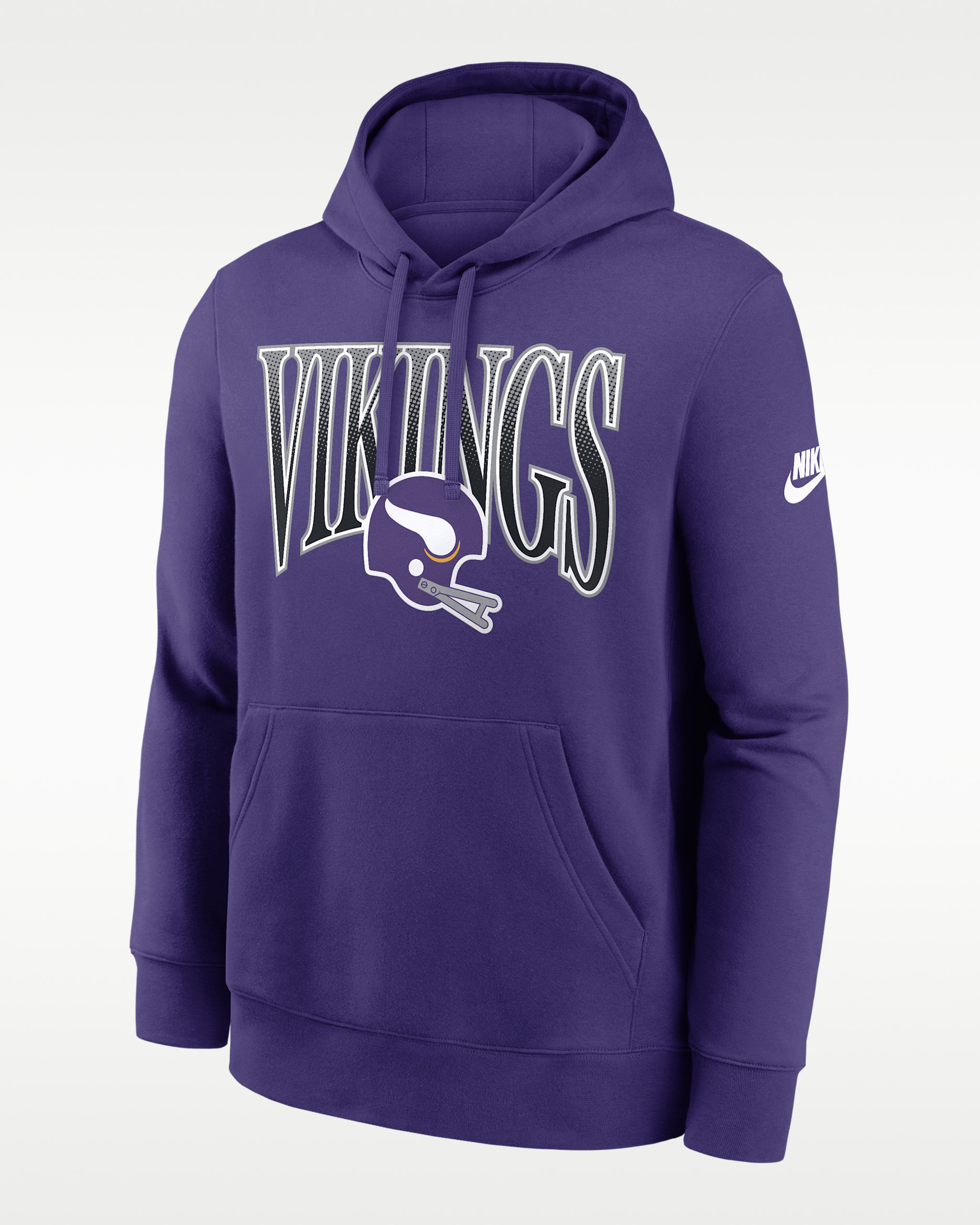 Minnesota Vikings Rewind Club Men's Nike NFL Pullover Hoodie - Court Purple