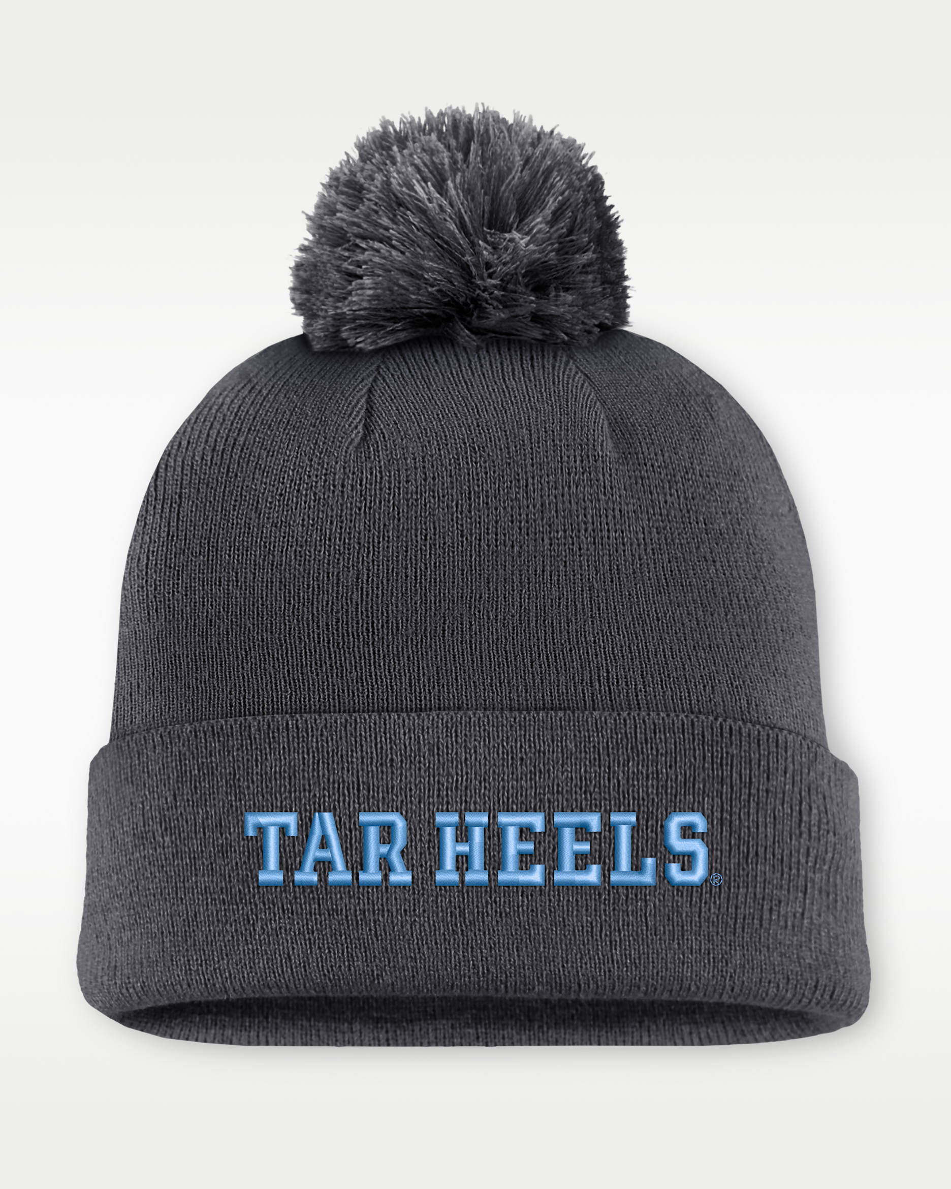 North Carolina Peak Men's Jordan Brand College Cuffed Beanie - Anthracite