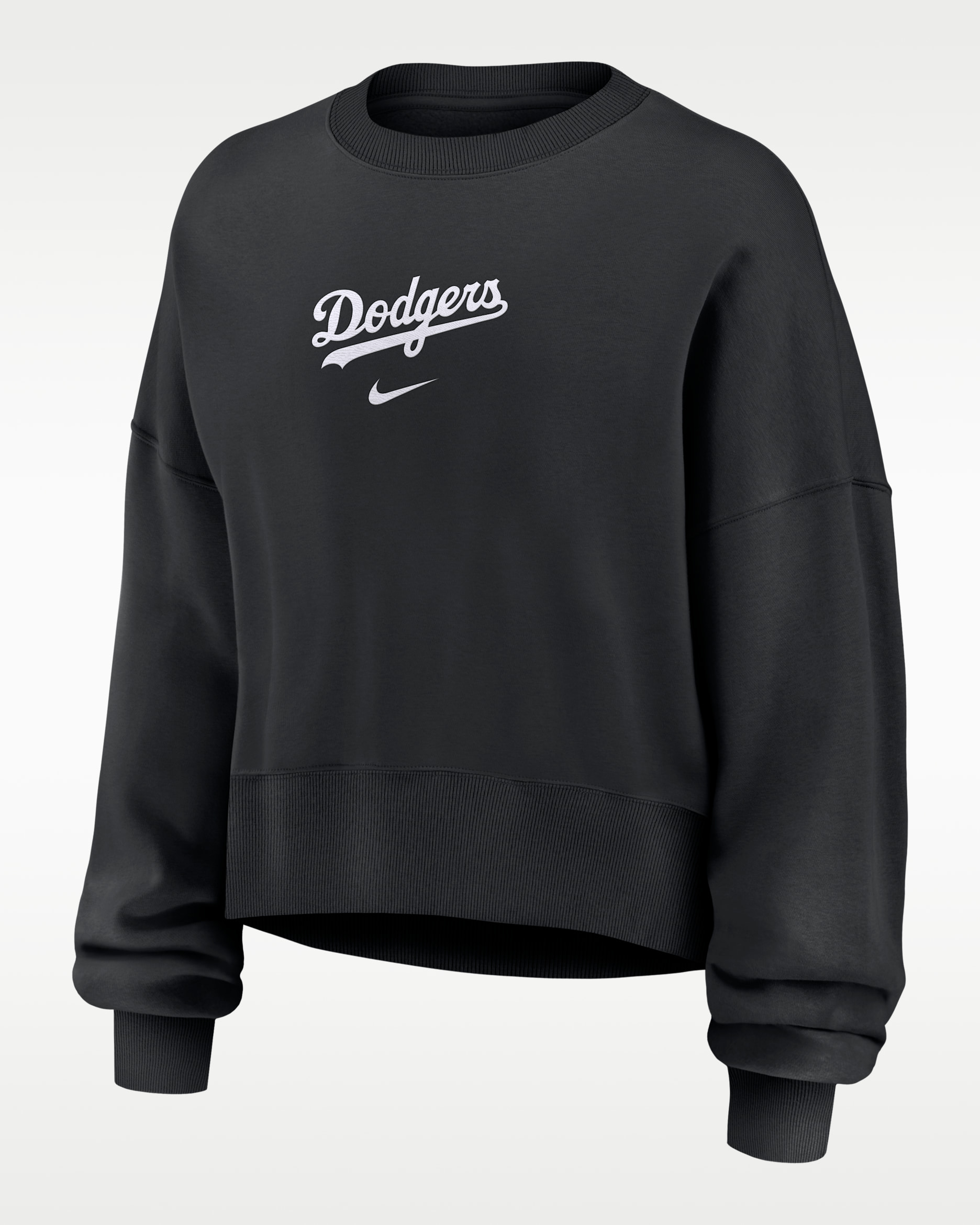 Los Angeles Dodgers Women's Nike MLB Pullover Crew - Black