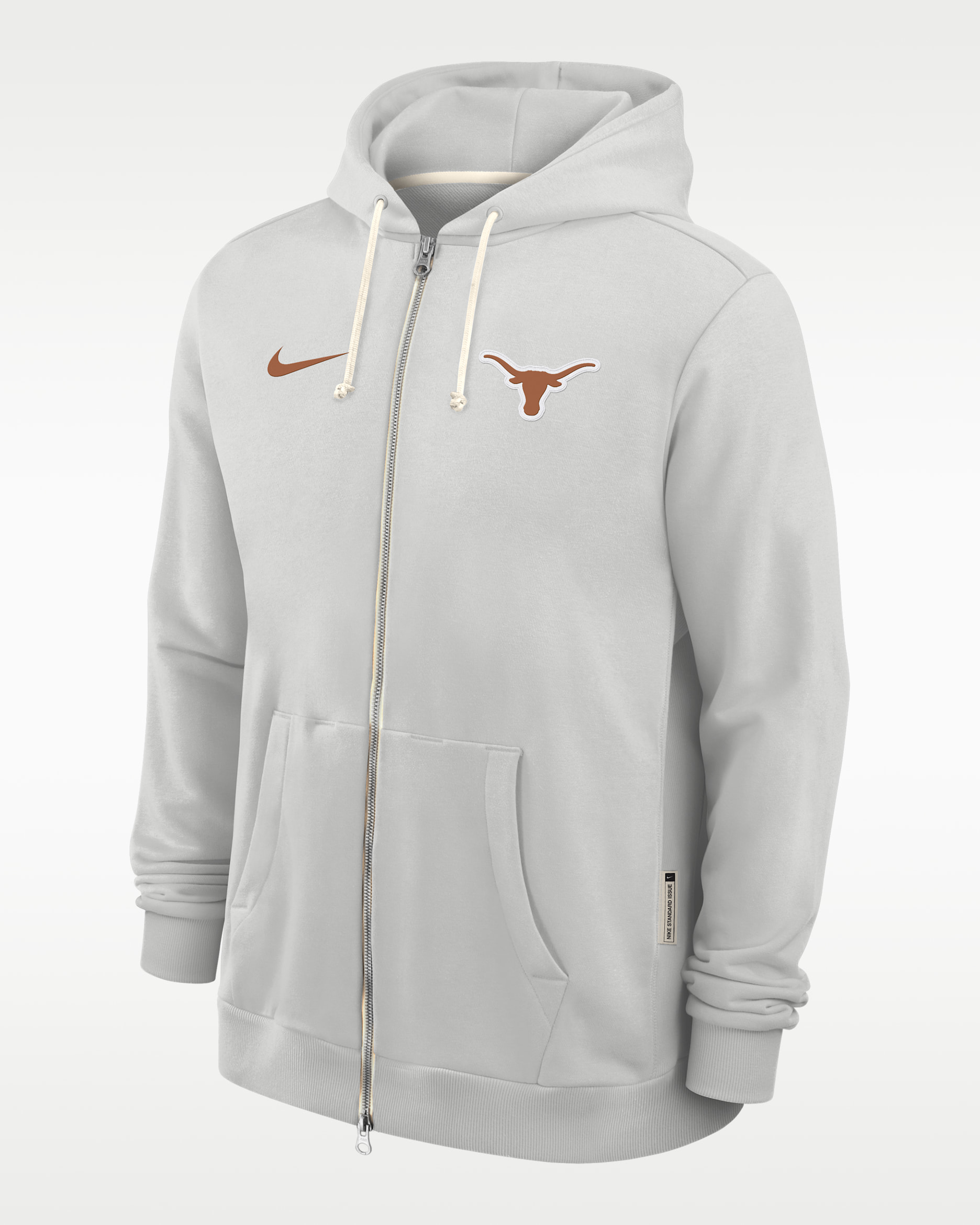 Texas Sideline Men's Nike Dri-FIT College Full-Zip Hoodie - Grey