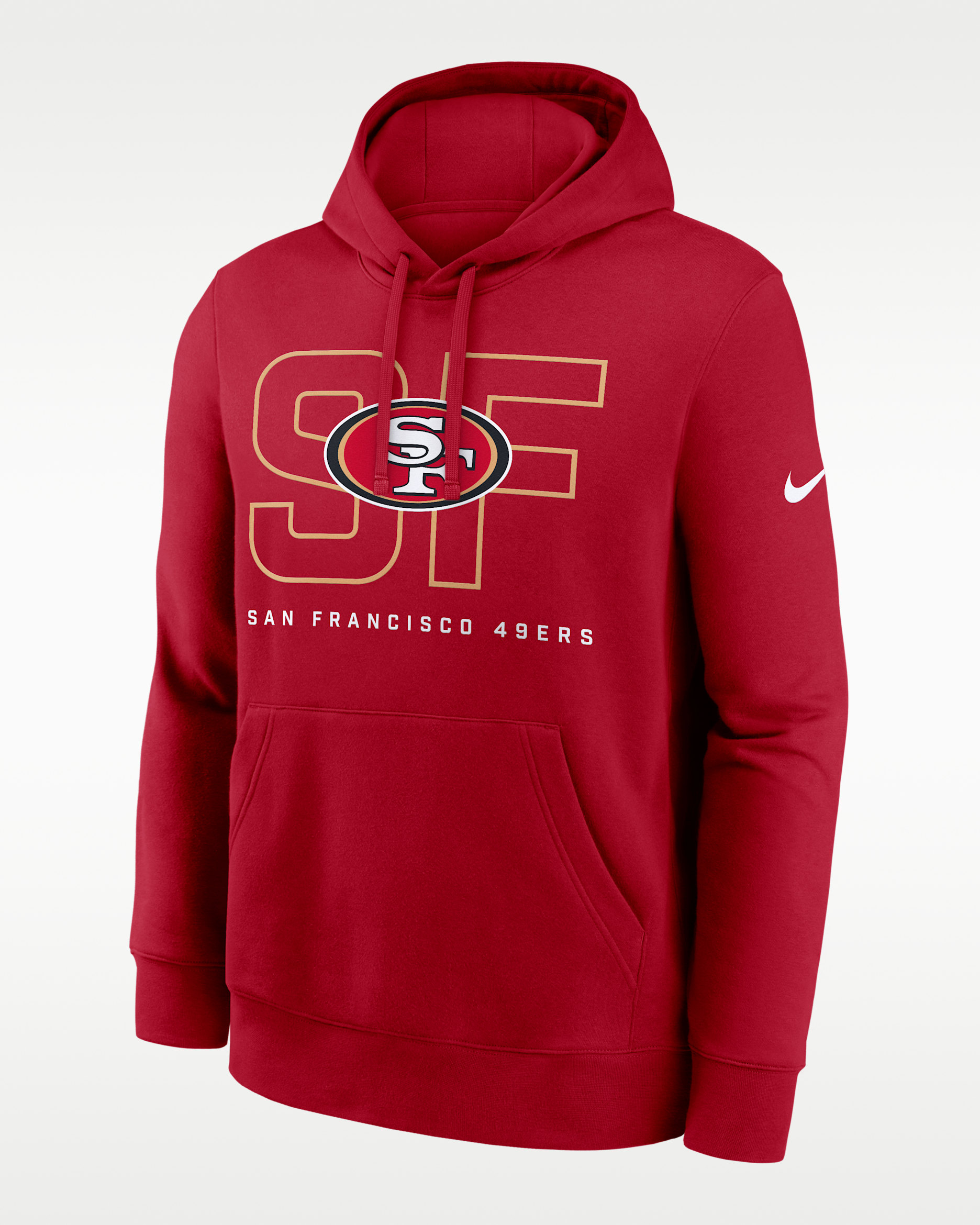 San Francisco 49ers Busted Play Club Men's Nike NFL Pullover Hoodie - Red
