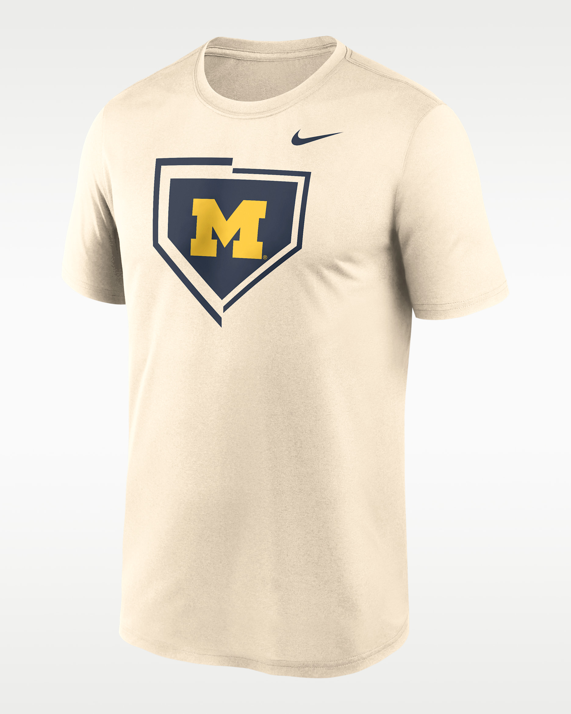 Michigan Primetime Baseball Icon Legend Men's Nike Dri-FIT College T-Shirt - Natural