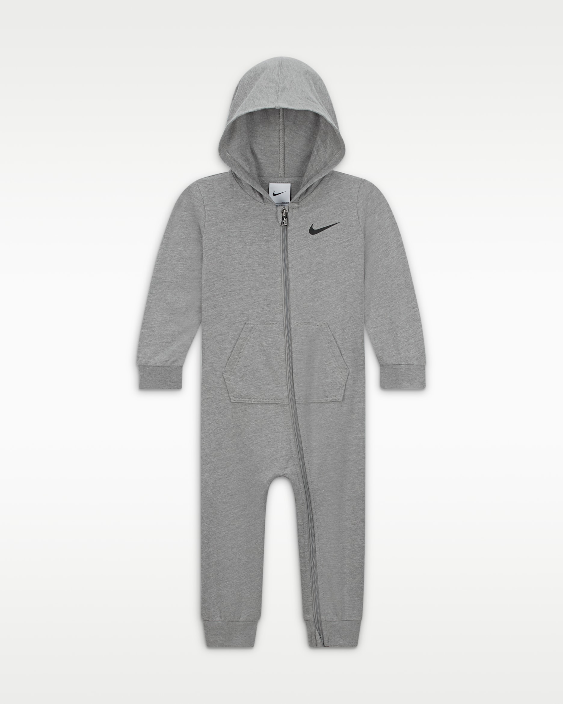 Nike Baby Essentials Baby (12-24M) Hooded Coverall - Dark Grey Heather