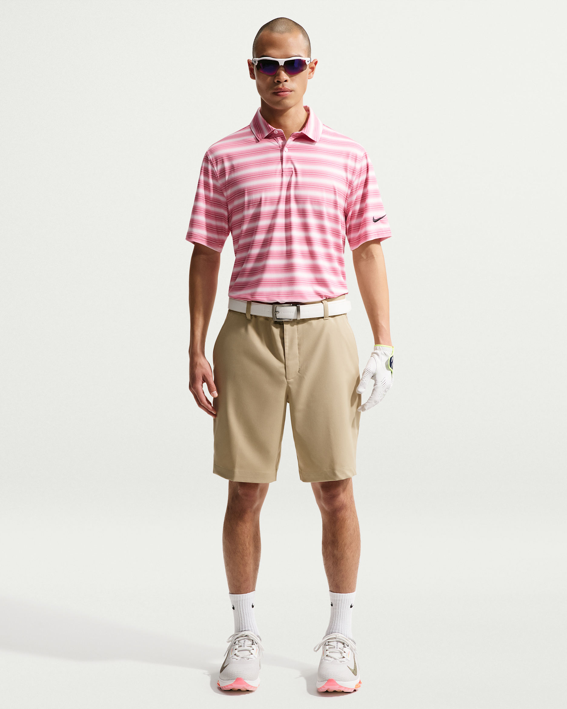 Nike Velocity Men's Dri-FIT Golf Shorts - Limestone/Black/Limestone