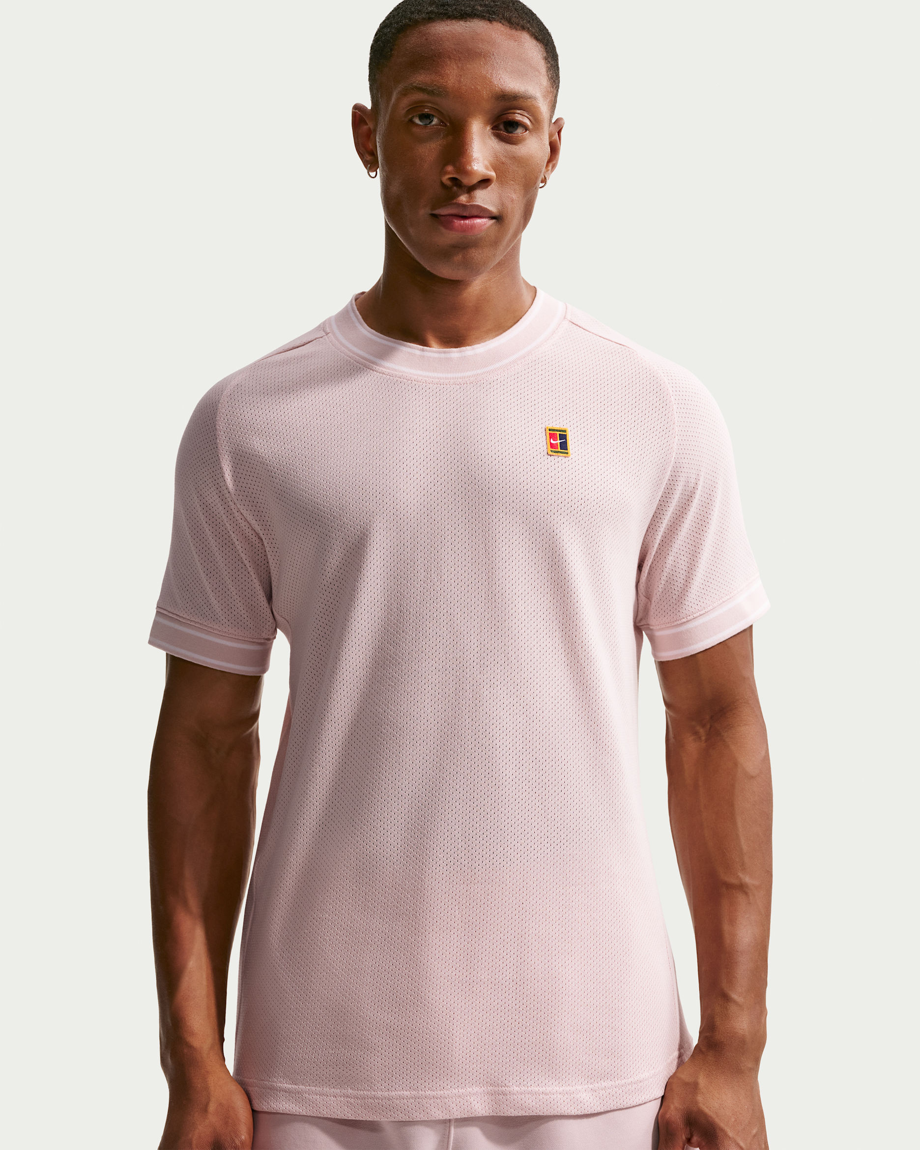 Playera de tenis de manga corta para hombre NikeCourt Heritage - Rojo sedimento