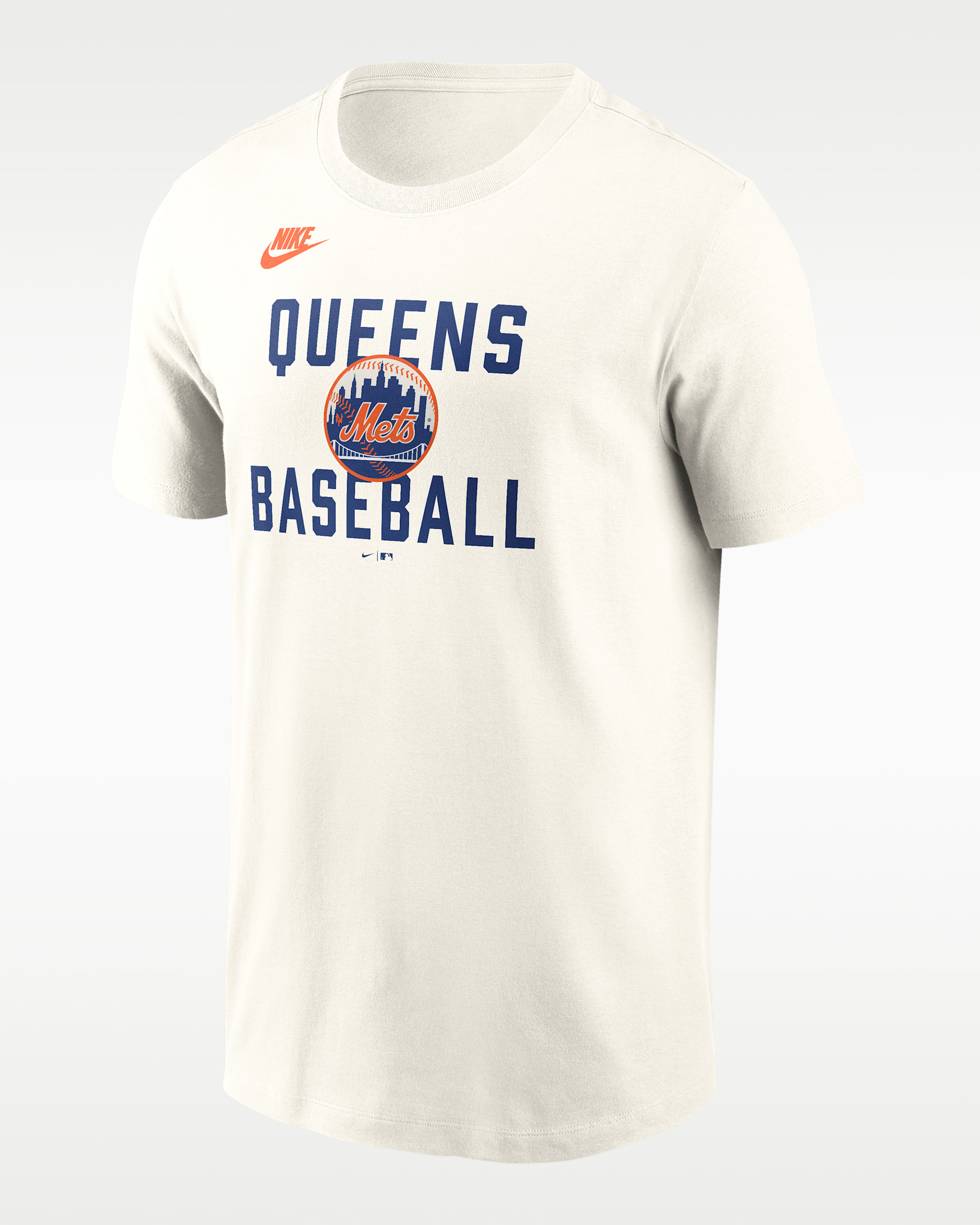New York Mets Cooperstown '70s Inspired Men's Nike MLB T-Shirt - Cream