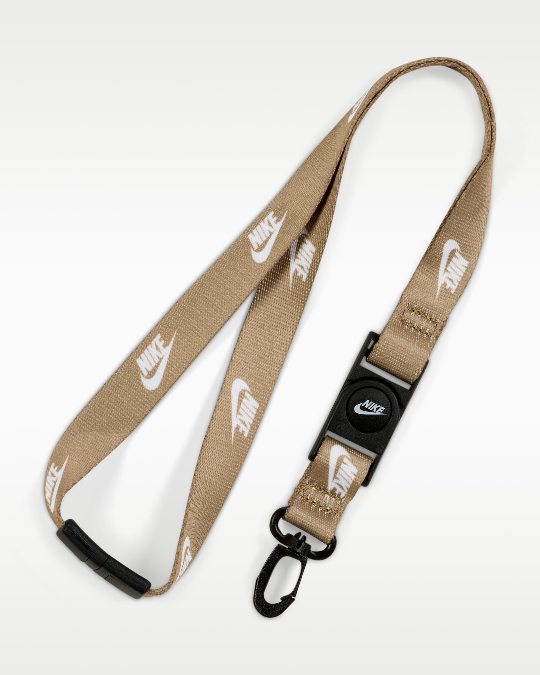 나이키 클럽 랜야드 - 파라슈트 베이지/블랙/화이트