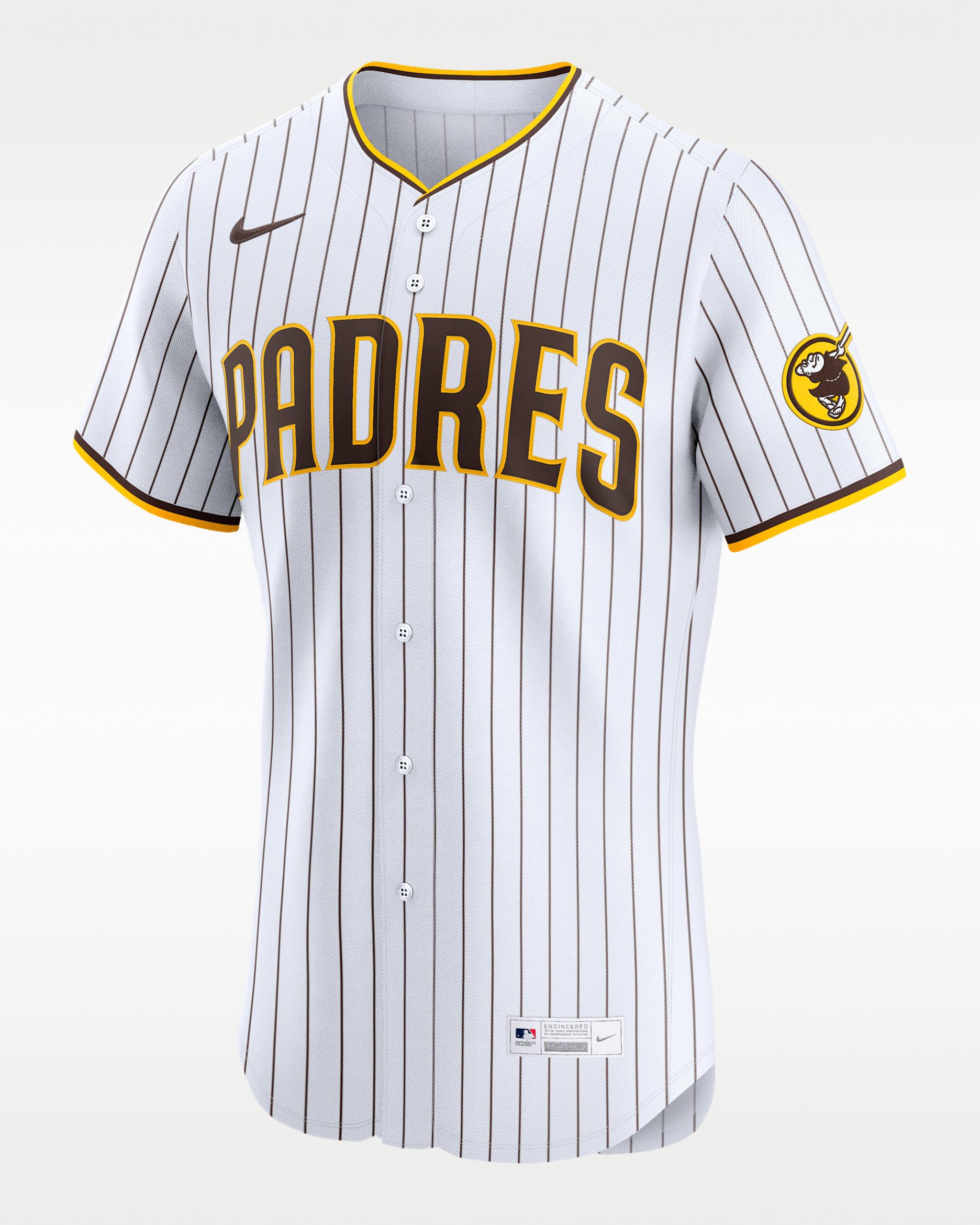Jersey Nike Dri-FIT ADV de la MLB Elite para hombre Manny Machado San Diego Padres - Blanco