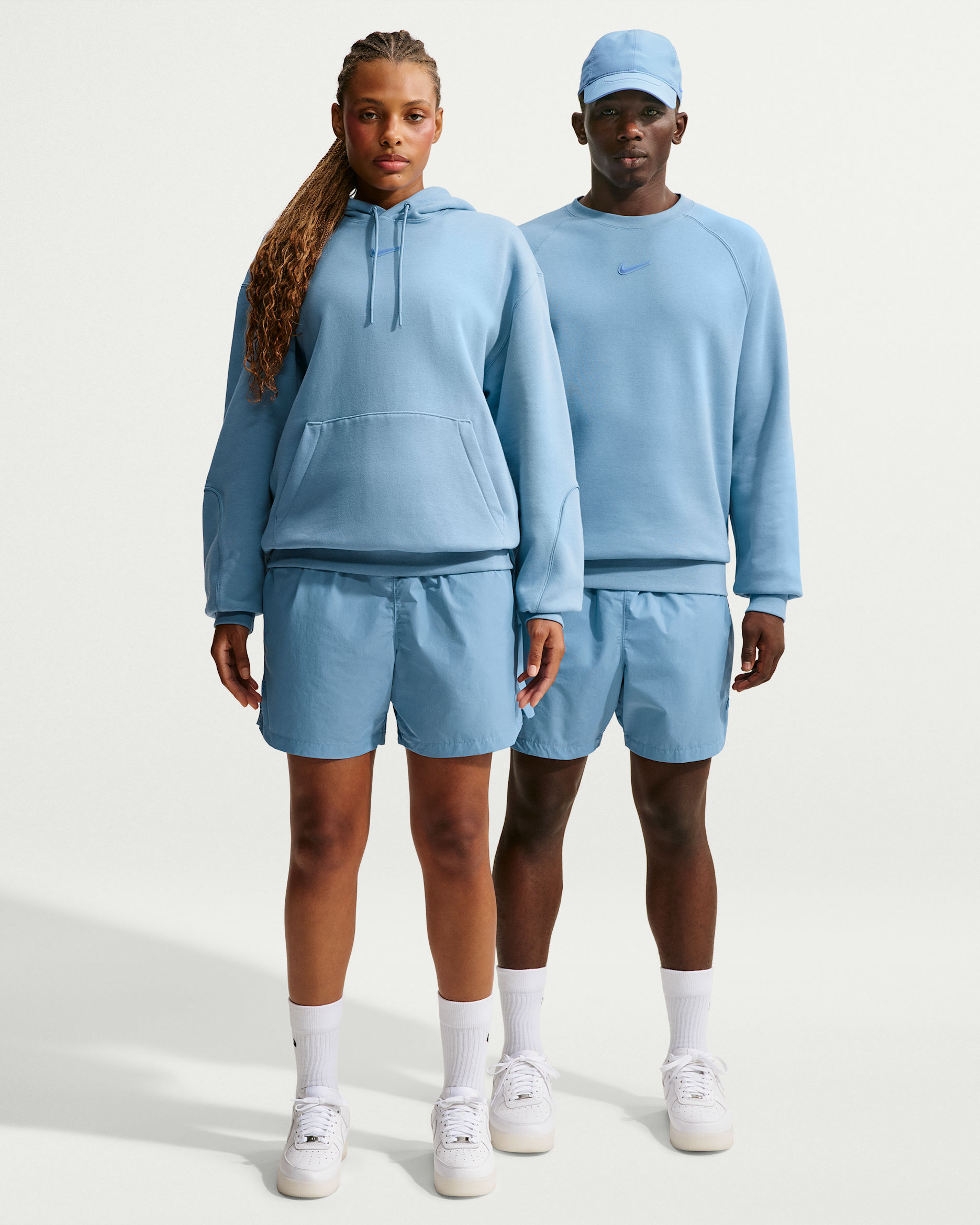 NOCTA Cardinal Nylon Shorts - Work Blue/Polar