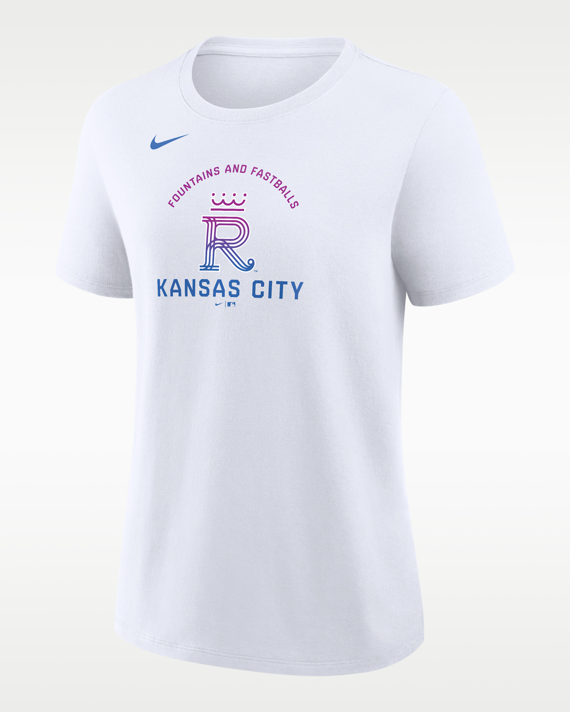 Kansas City Royals City Connect Women's Nike MLB T-Shirt - White