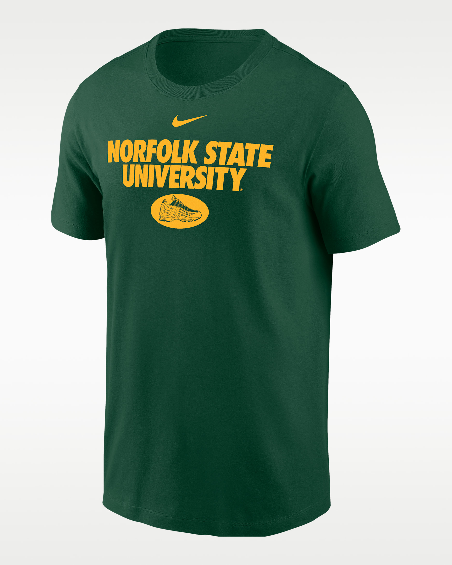 Nike College (Norfolk State) Men's Air Max Short-Sleeve T-Shirt - Gorge Green